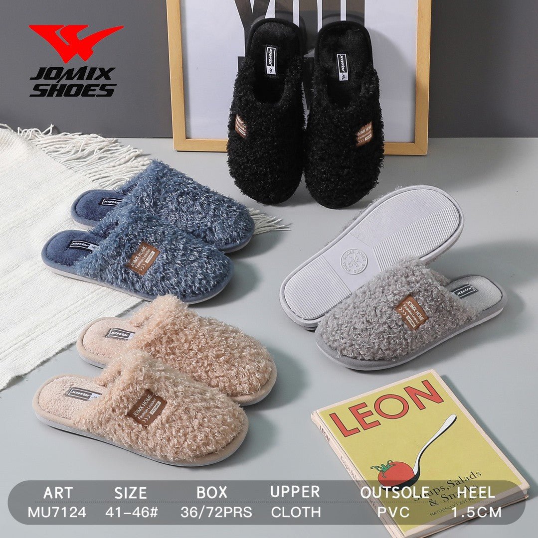 Pantofole da uomo invernali Jomix Shoes MU7124 - Fornitura all&#39;ingrosso di Pantofole Uomo da Jomix Shoes B2B