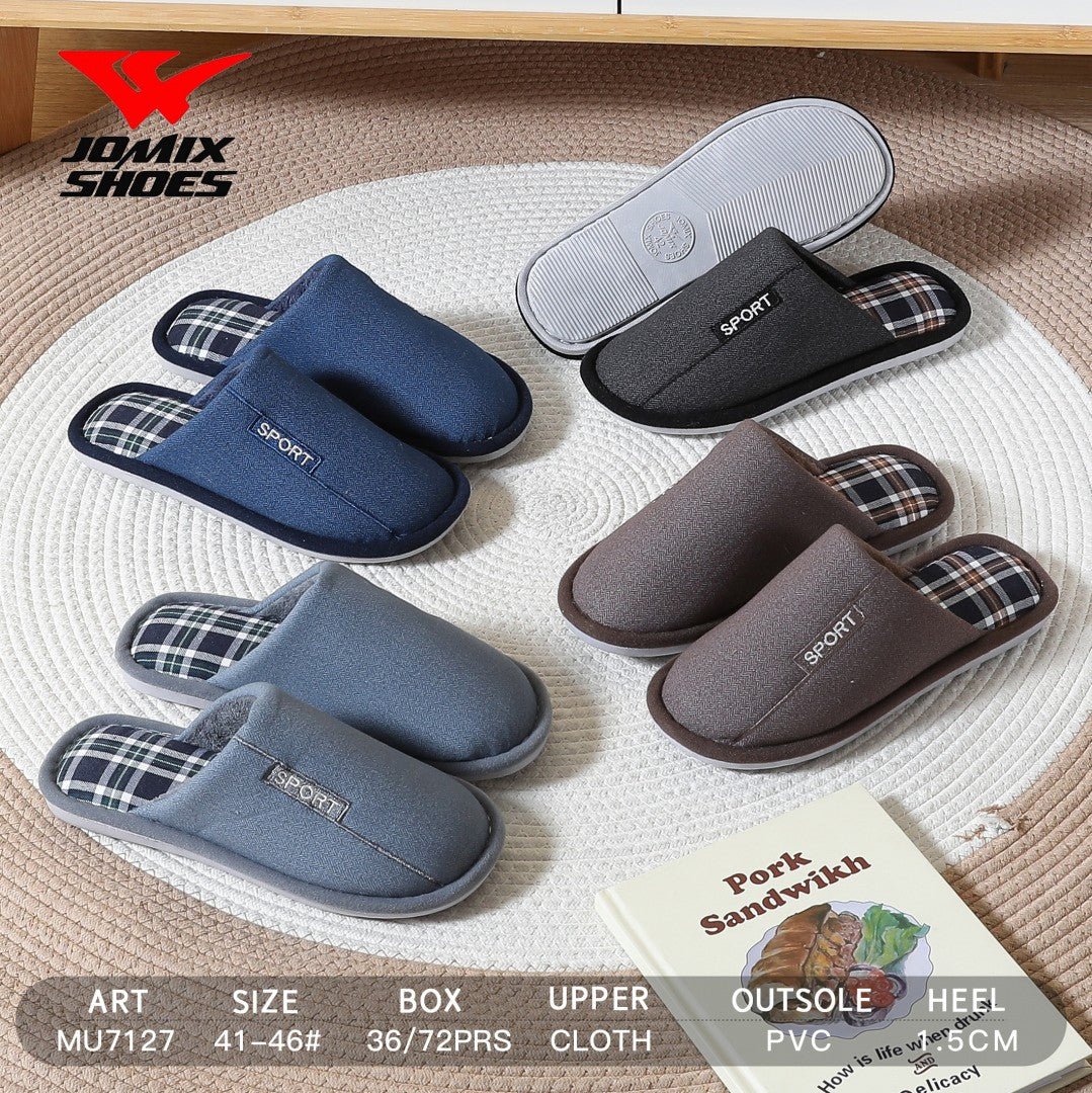 Pantofole da uomo invernali Jomix Shoes MU7127 - Fornitura all'ingrosso di Pantofole Uomo da Jomix Shoes B2B
