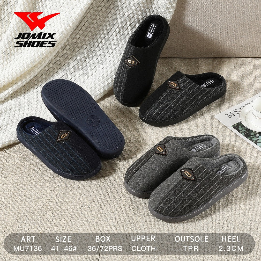 Pantofole da uomo invernali Jomix Shoes MU7136 - Fornitura all'ingrosso di Pantofole Uomo da Jomix Shoes B2B
