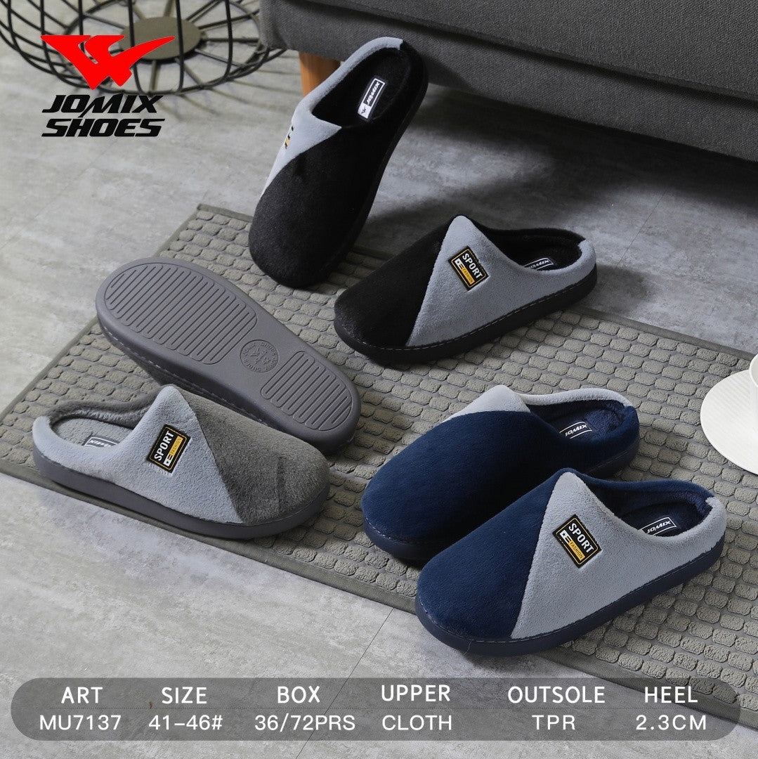 Pantofole da uomo invernali Jomix Shoes MU7137 - Fornitura all'ingrosso di Pantofole Uomo da Jomix Shoes B2B