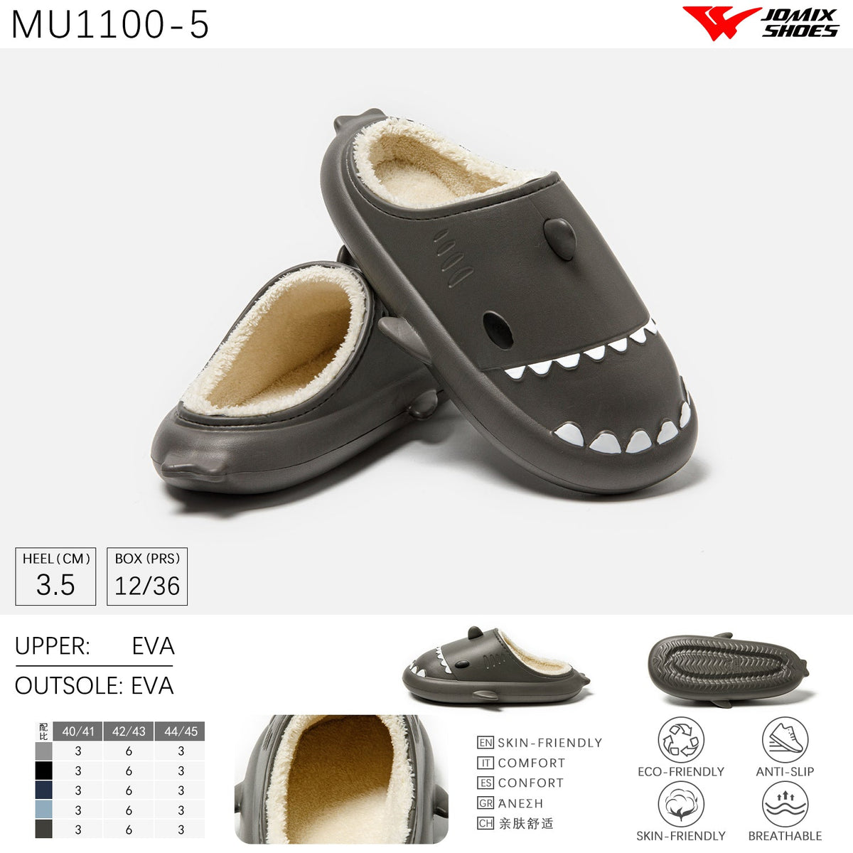 Pantofole da Uomo Jomix Shoes MU1100 - 5