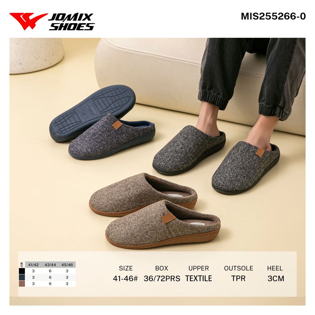 Pantofole da Uomo MIS255266 - 0 - Fornitura all'ingrosso di Pantofole Uomo da Jomix Shoes B2B