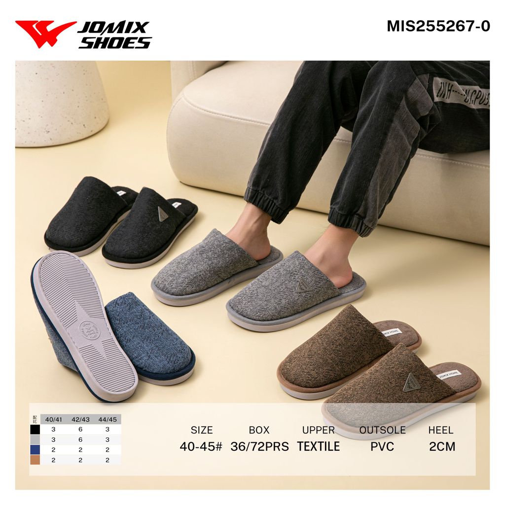 Pantofole da Uomo MIS255267 - 0 - Fornitura all'ingrosso di Pantofole Uomo da Jomix Shoes B2B
