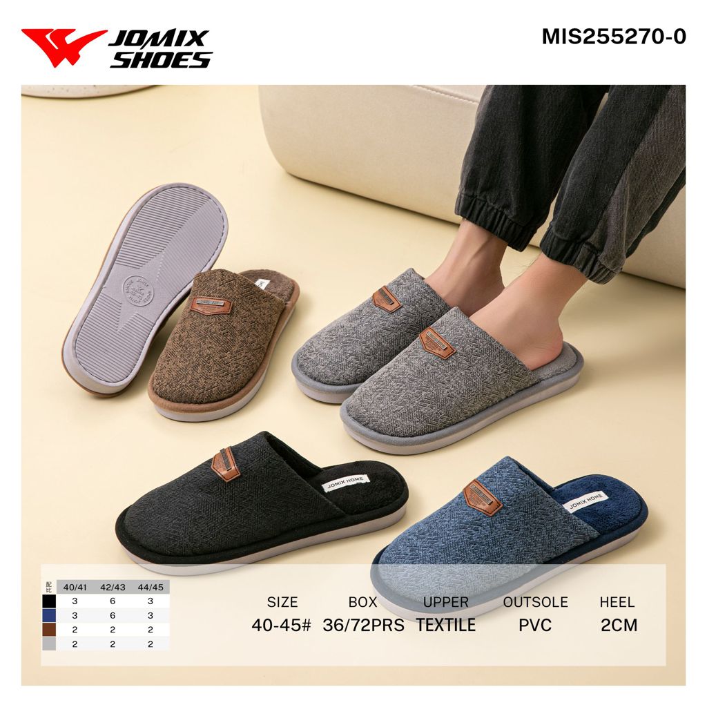 Pantofole Da Uomo MIS255270 - 0 - Fornitura all'ingrosso di Pantofole Uomo da Jomix Shoes B2B