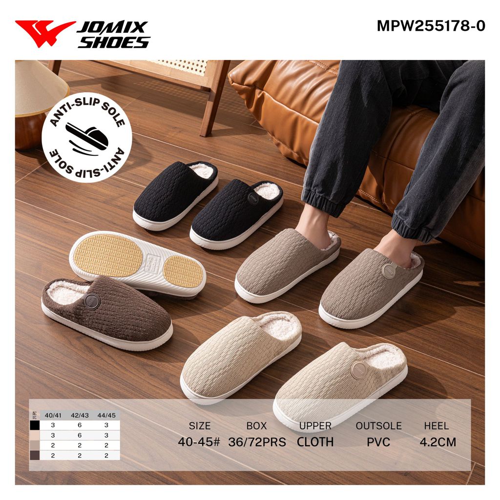 Pantofole da Uomo MPW255178 - 0 - Fornitura all'ingrosso di Pantofole Uomo da Jomix Shoes B2B