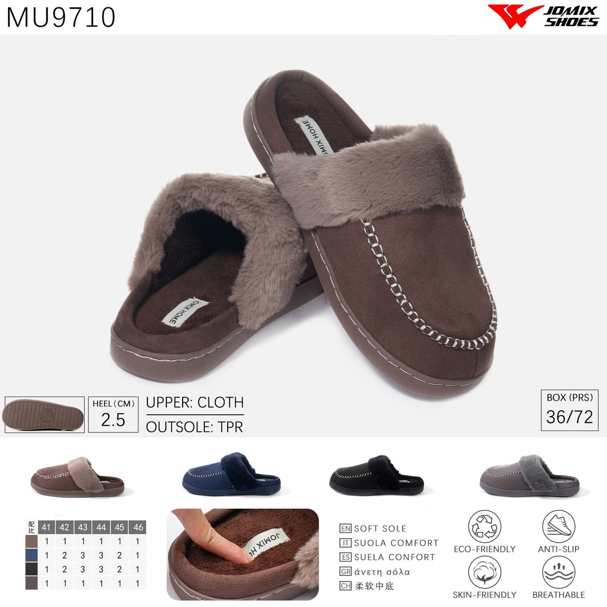 Pantofole Uomo Jomix Shoes MU9710