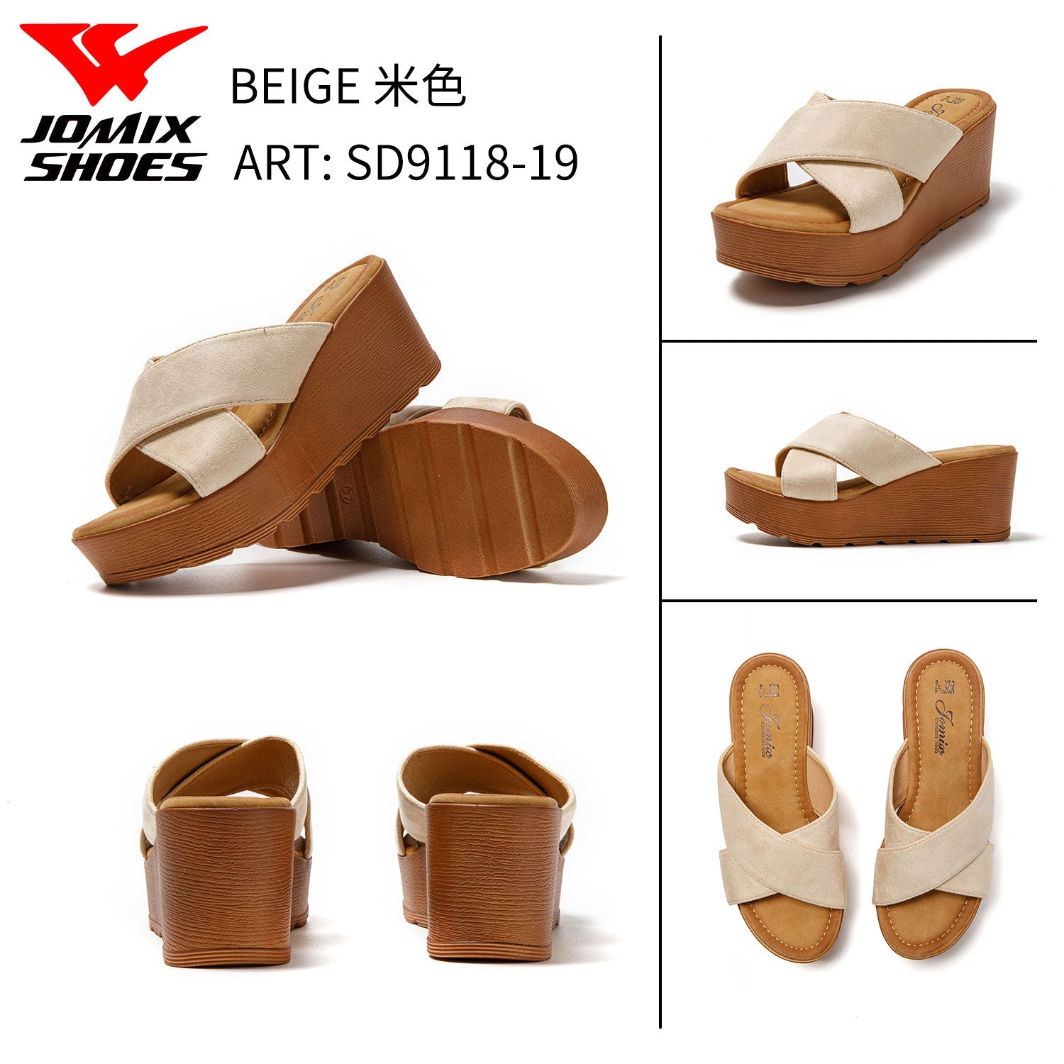 Sandali Da Donna Con Zeppa Jomix Shoes Sd9118 - 19 - Fornitura all'ingrosso di Sandali Donna da Jomix Shoes B2B