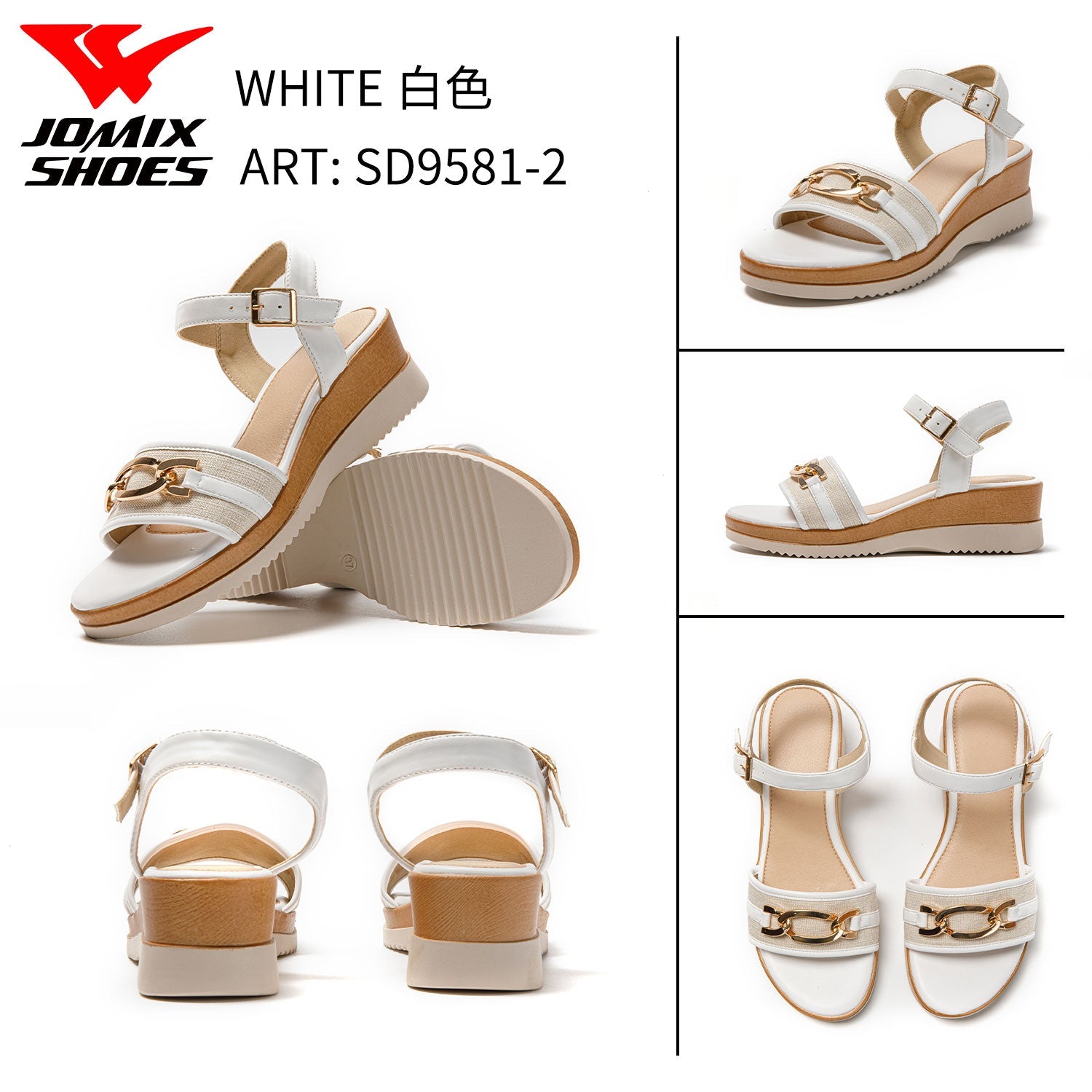 Sandali Da Donna Con Zeppa Jomix Shoes Sd9581 - 2 - Fornitura all'ingrosso di Sandali Donna da Jomix Shoes B2B