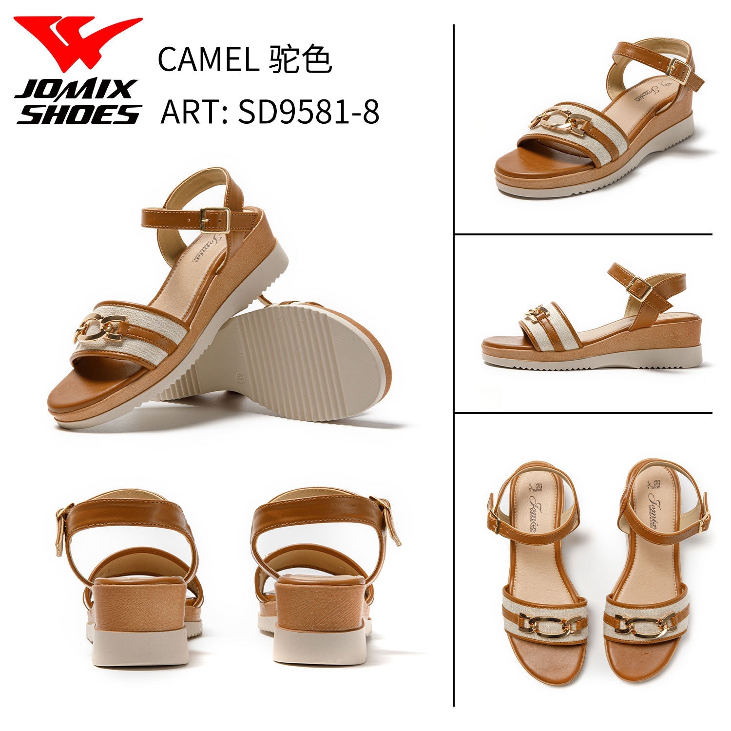 Sandali Da Donna Con Zeppa Jomix Shoes Sd9581 - 8 - Fornitura all'ingrosso di Sandali Donna da Jomix Shoes B2B