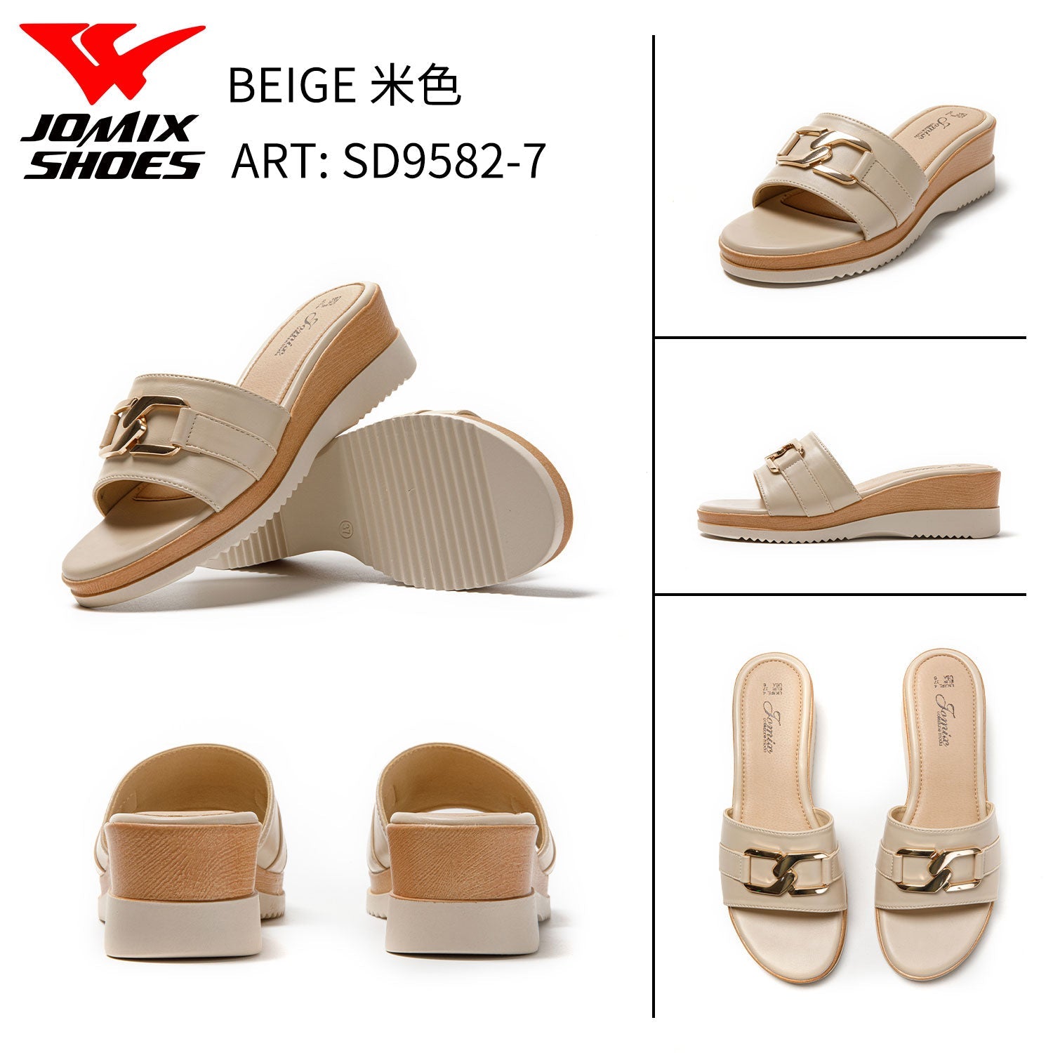 Sandali Da Donna Con Zeppa Jomix Shoes Sd9582 - 7 - Fornitura all'ingrosso di Sandali Donna da Jomix Shoes B2B