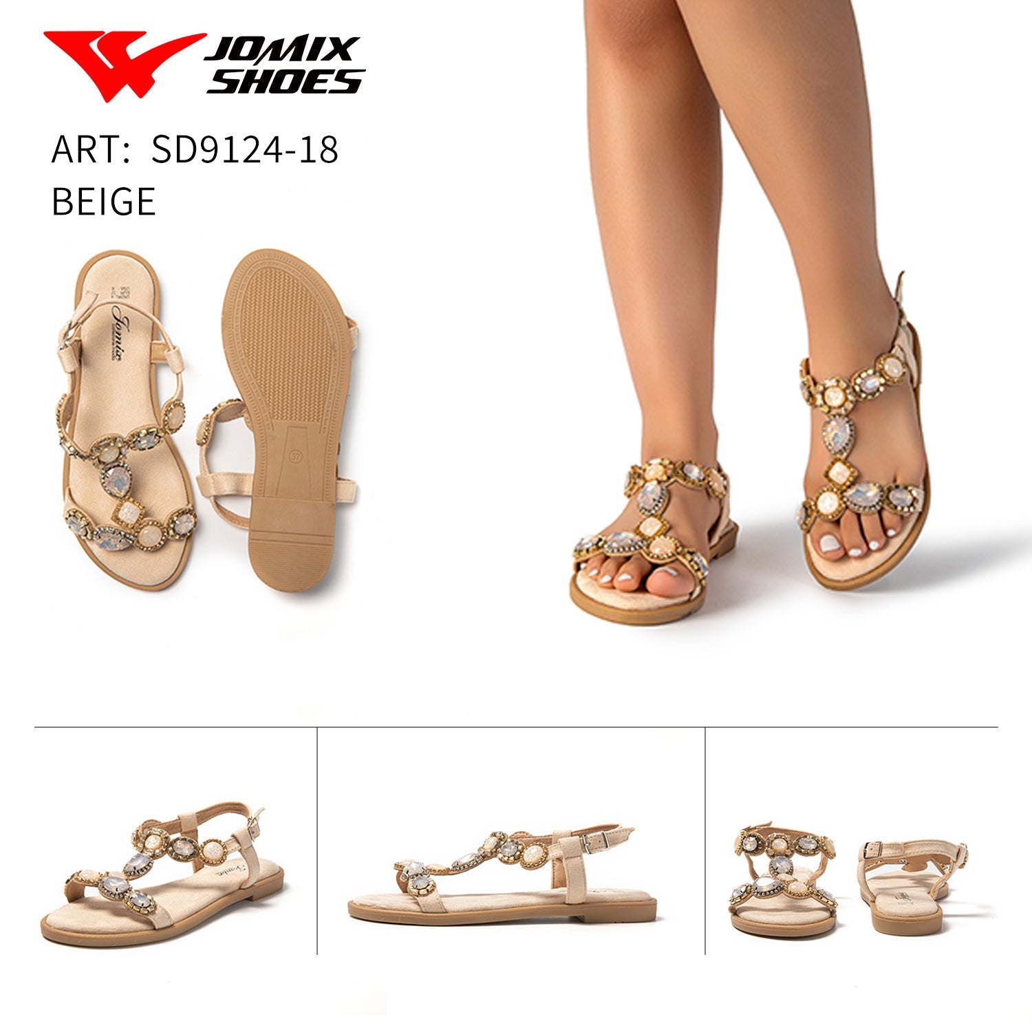 Sandali Da Donna Estive Jomix Shoes Sd9124 - 18 - Fornitura all'ingrosso di Sandali Donna da Jomix Shoes B2B