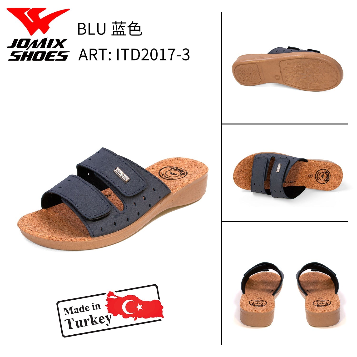 Sandali Da Donna Estive Made In Turkey Jomix Shoes ITD2017 - 3 - Fornitura all'ingrosso di Sandali Donna da Jomix Shoes B2B