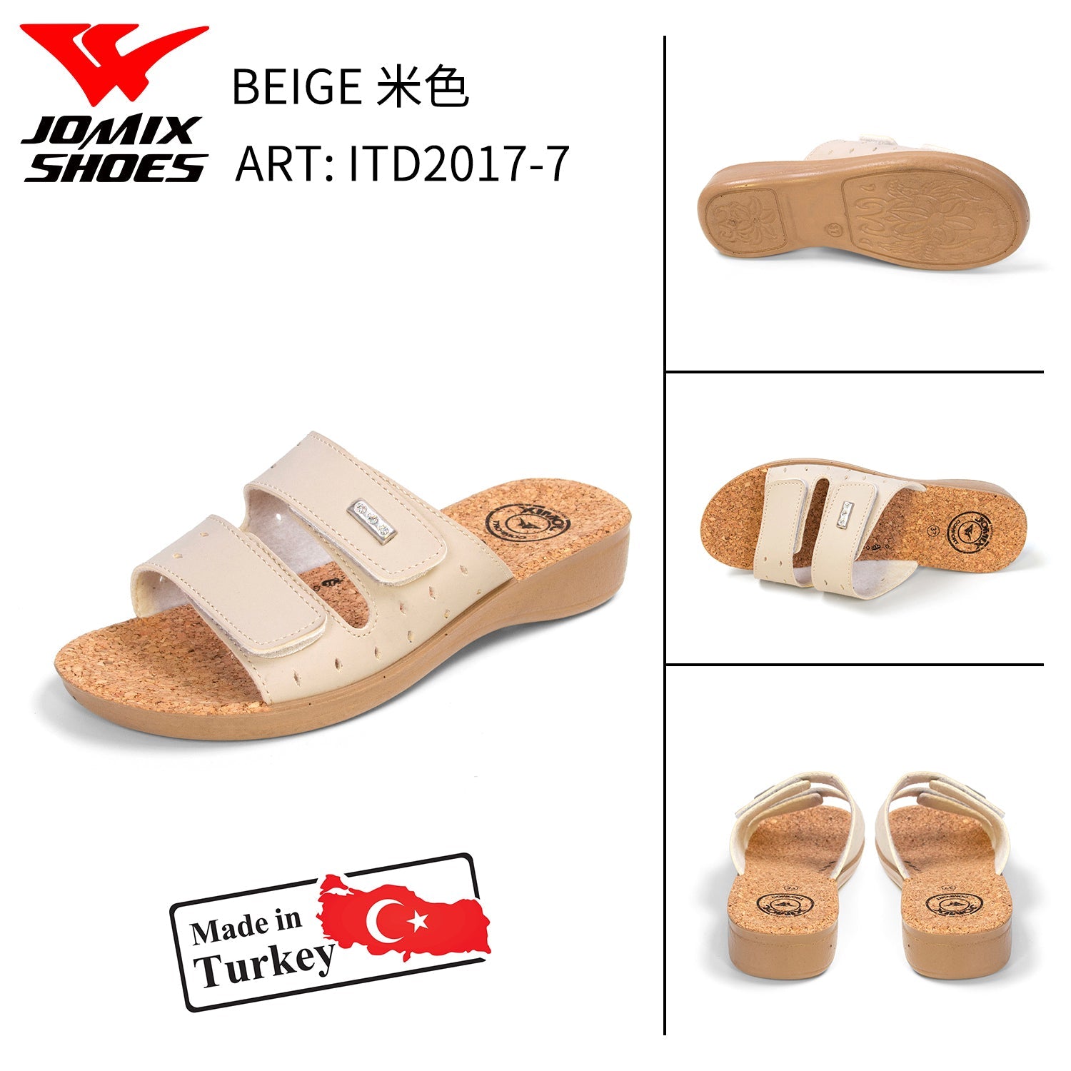Sandali Da Donna Estive Made In Turkey Jomix Shoes ITD2017 - 7 - Fornitura all'ingrosso di Sandali Donna da Jomix Shoes B2B