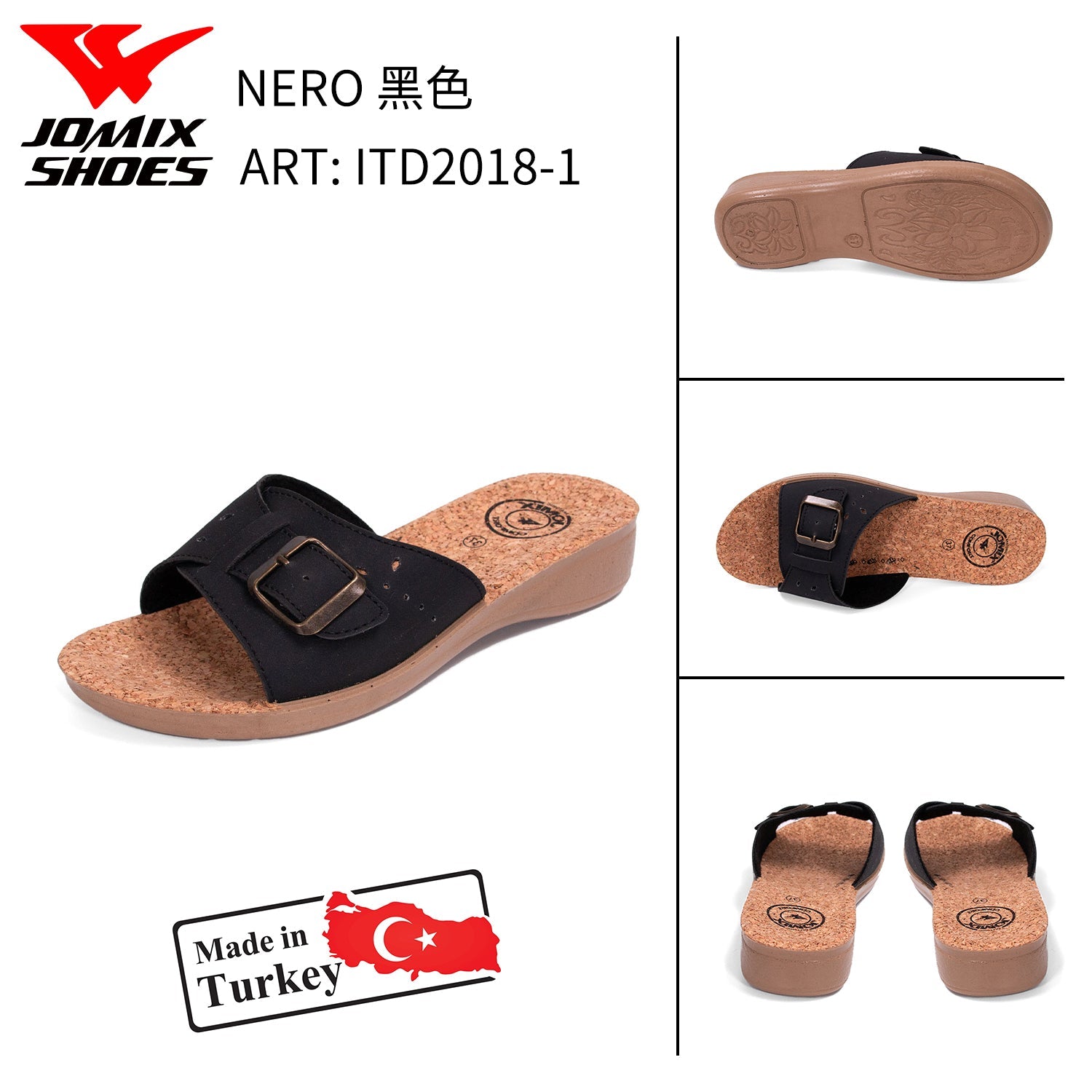 Sandali Da Donna Estive Made In Turkey Jomix Shoes ITD2018 - 1 - Fornitura all'ingrosso di Sandali Donna da Jomix Shoes B2B