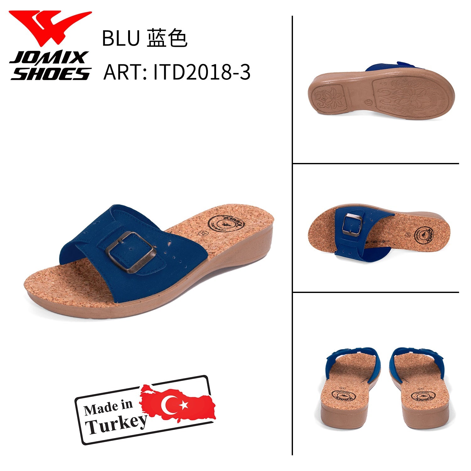 Sandali Da Donna Estive Made In Turkey Jomix Shoes ITD2018 - 3 - Fornitura all'ingrosso di Sandali Donna da Jomix Shoes B2B