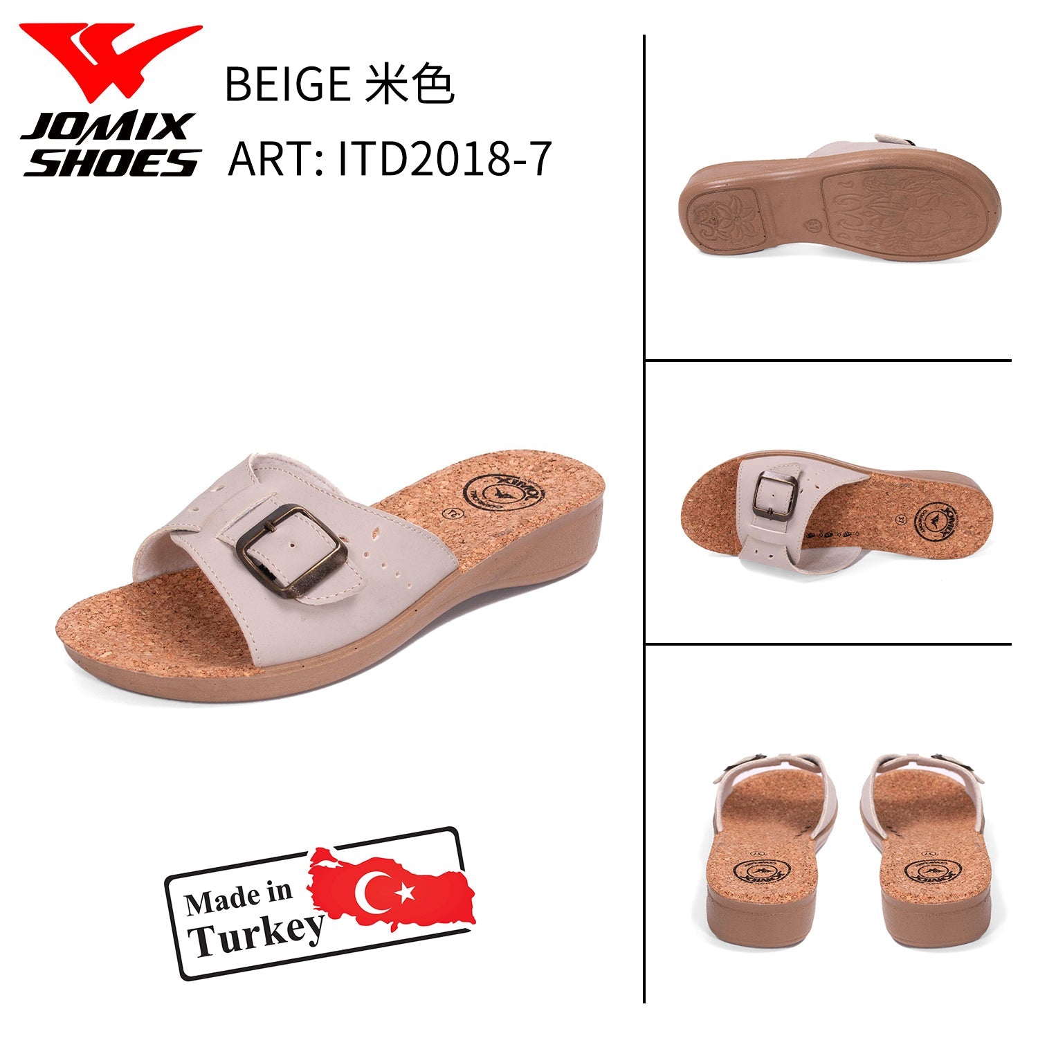 Sandali Da Donna Estive Made In Turkey Jomix Shoes ITD2018 - 7 - Fornitura all'ingrosso di Sandali Donna da Jomix Shoes B2B