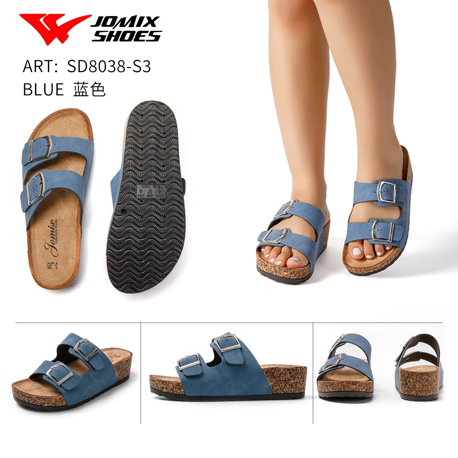 Sandali da donna Jomix Shoes Sd8038 - S3 - Fornitura all'ingrosso di Sandali Donna da Jomix Shoes B2B