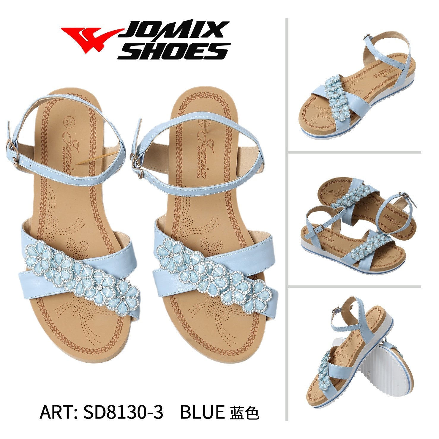 Sandali da donna Jomix Shoes SD8130 - 3 - Fornitura all'ingrosso di Sandali Donna da Jomix Shoes B2B
