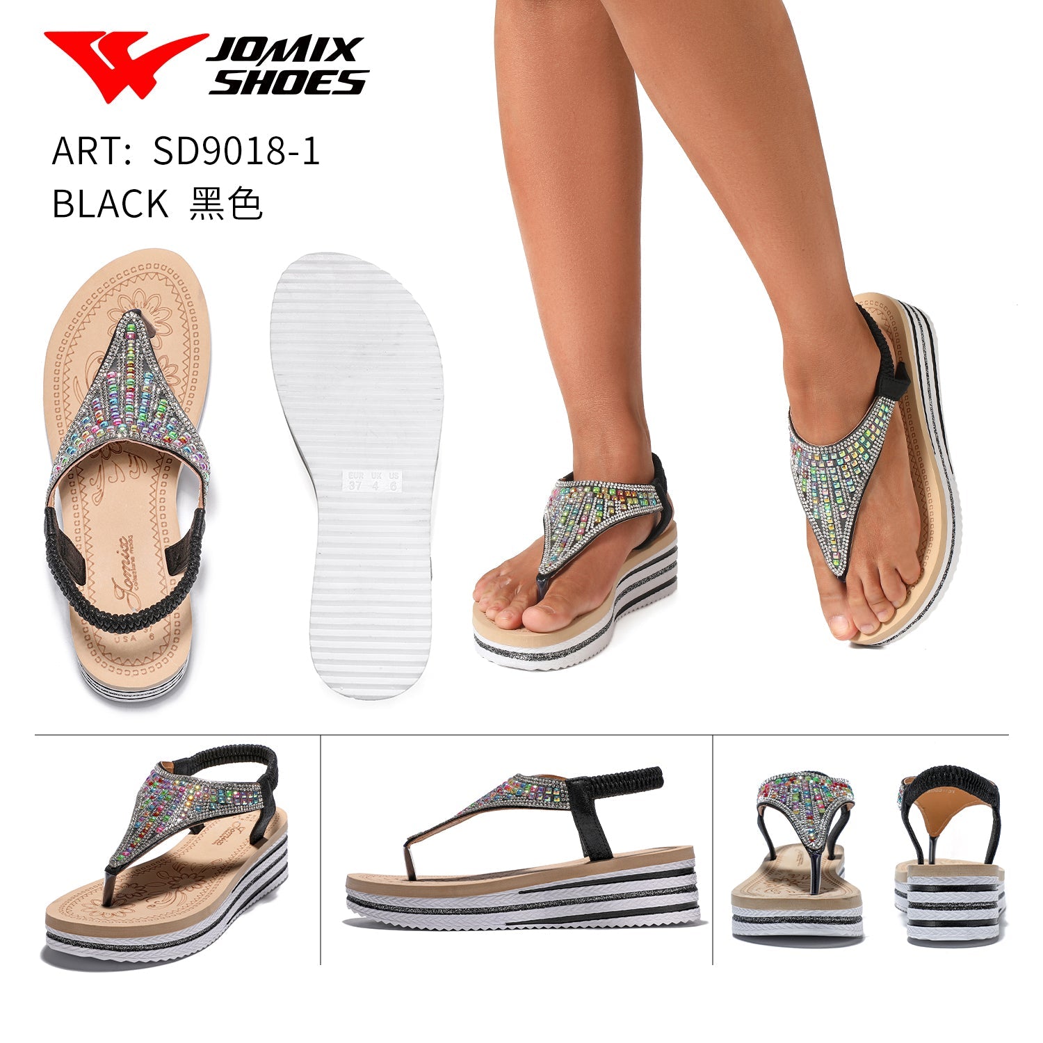 Sandali Da Donna Jomix Shoes Sd9018 - 1 - Fornitura all'ingrosso di Sandali Donna da Jomix Shoes B2B