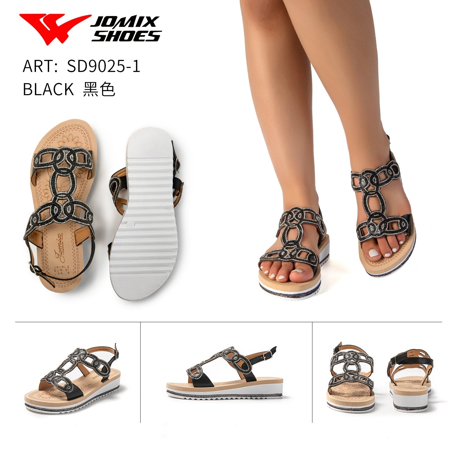 Sandali da donna Jomix Shoes Sd9025 - 1 - Fornitura all'ingrosso di Sandali Donna da Jomix Shoes B2B