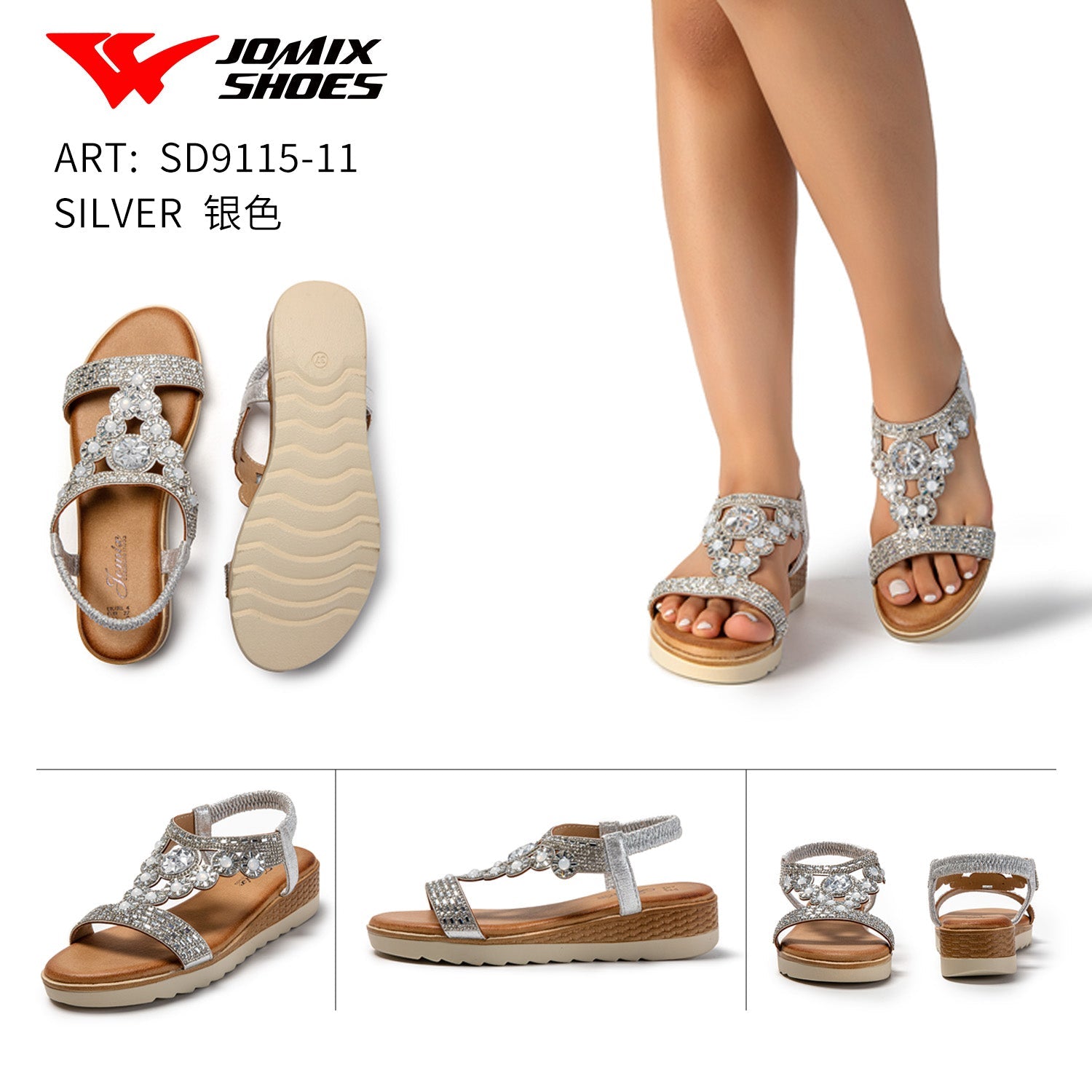 Sandali da donna Jomix Shoes Sd9115 - 11 - Fornitura all'ingrosso di Sandali Donna da Jomix Shoes B2B