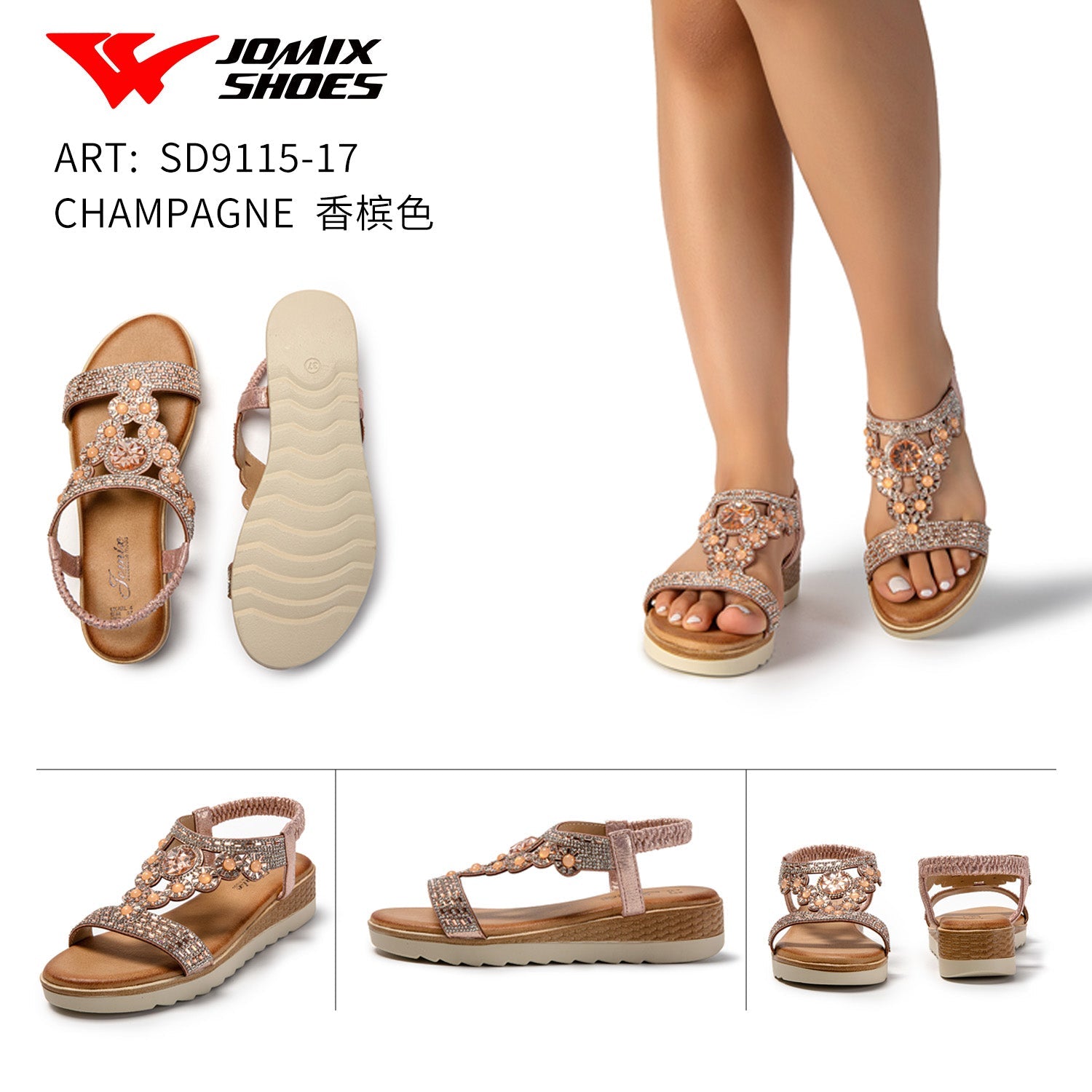 Sandali da donna Jomix Shoes Sd9115 - 17 - Fornitura all'ingrosso di Sandali Donna da Jomix Shoes B2B