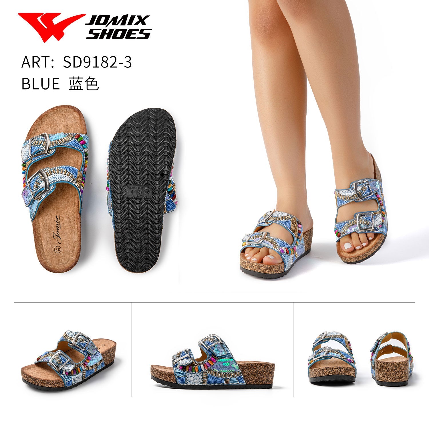 Sandali da donna Jomix Shoes Sd9182 - 3 - Fornitura all'ingrosso di Sandali Donna da Jomix Shoes B2B