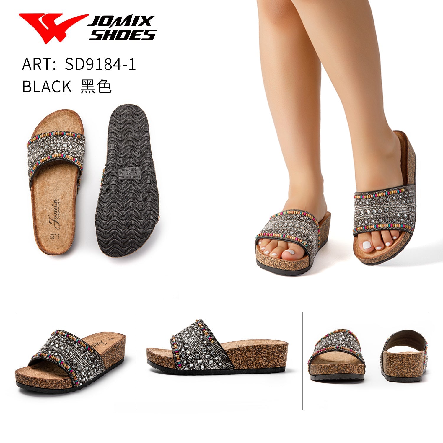 Sandali Da Donna Jomix Shoes Sd9184 - 1 - Fornitura all'ingrosso di Sandali Donna da Jomix Shoes B2B