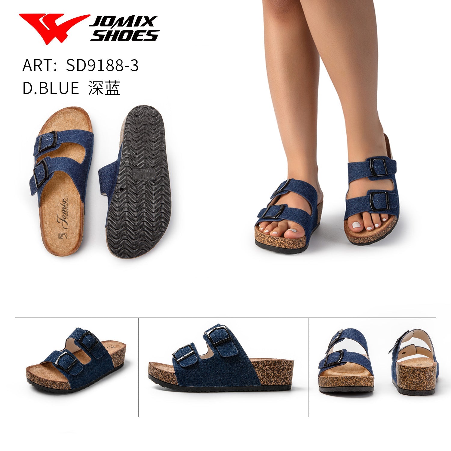 Sandali Da Donna Jomix Shoes Sd9188 - 3 - Fornitura all'ingrosso di Sandali Donna da Jomix Shoes B2B