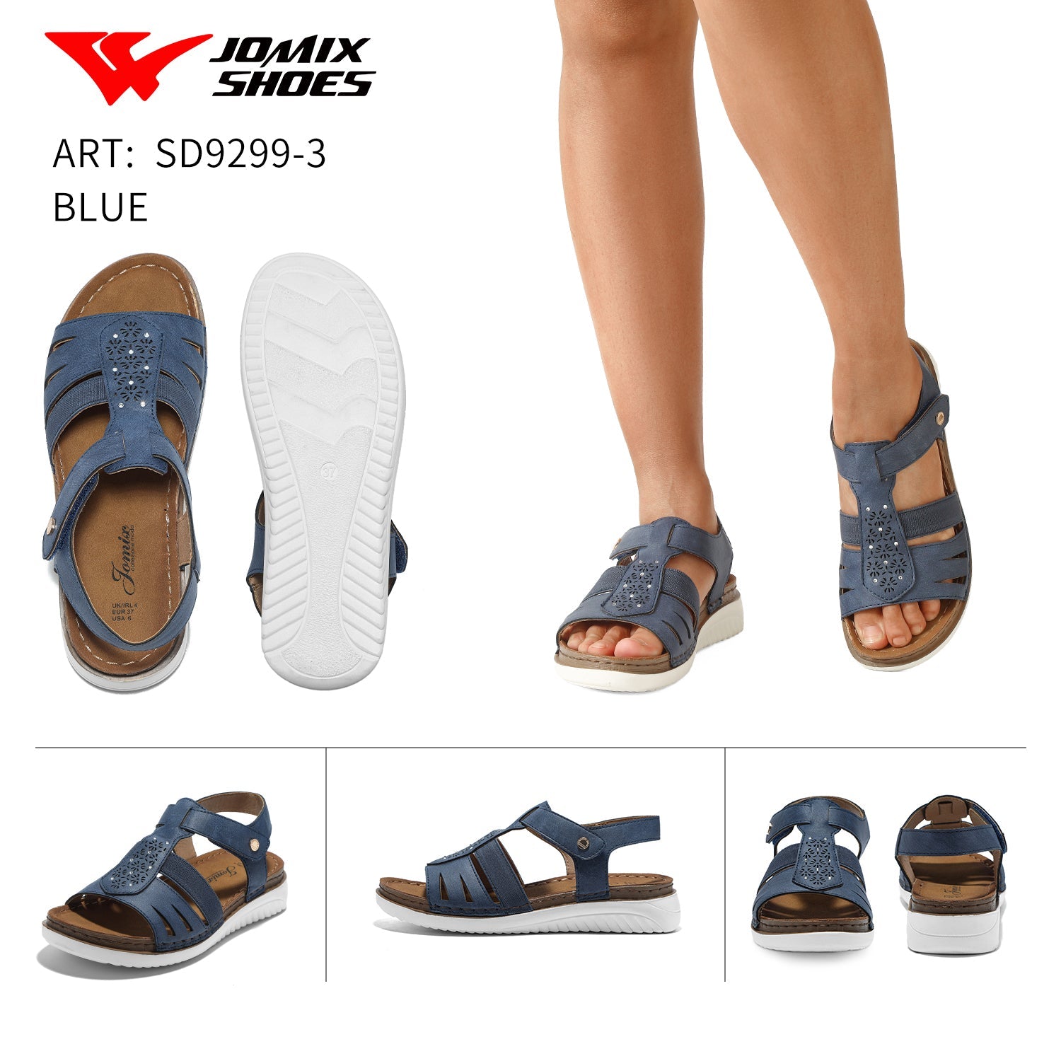 Sandali Da Donna Jomix Shoes SD9299 - 3 - Fornitura all'ingrosso di Sandali Donna da Jomix Shoes B2B