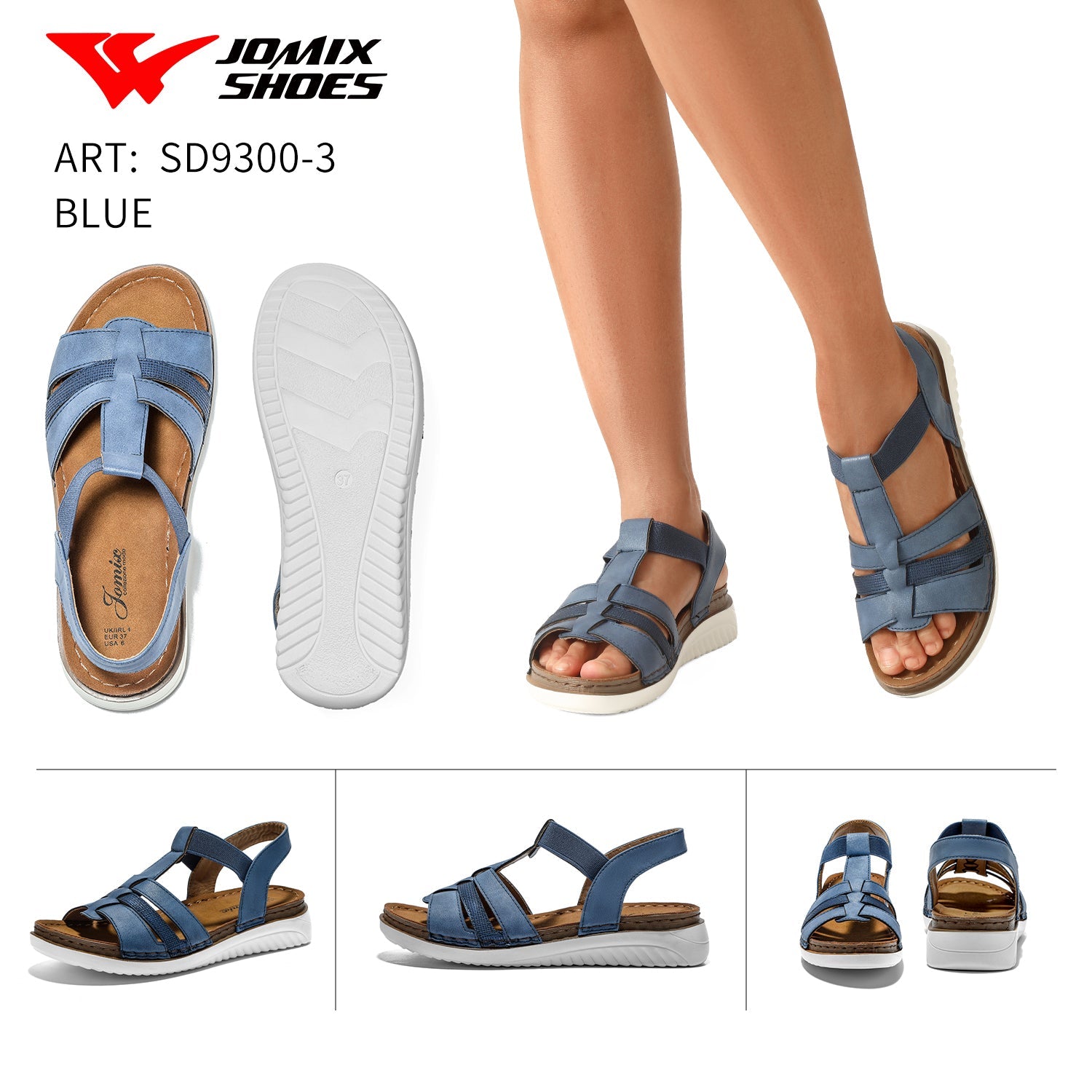 Sandali Da Donna Jomix Shoes SD9300 - 3 - Fornitura all'ingrosso di Sandali Donna da Jomix Shoes B2B