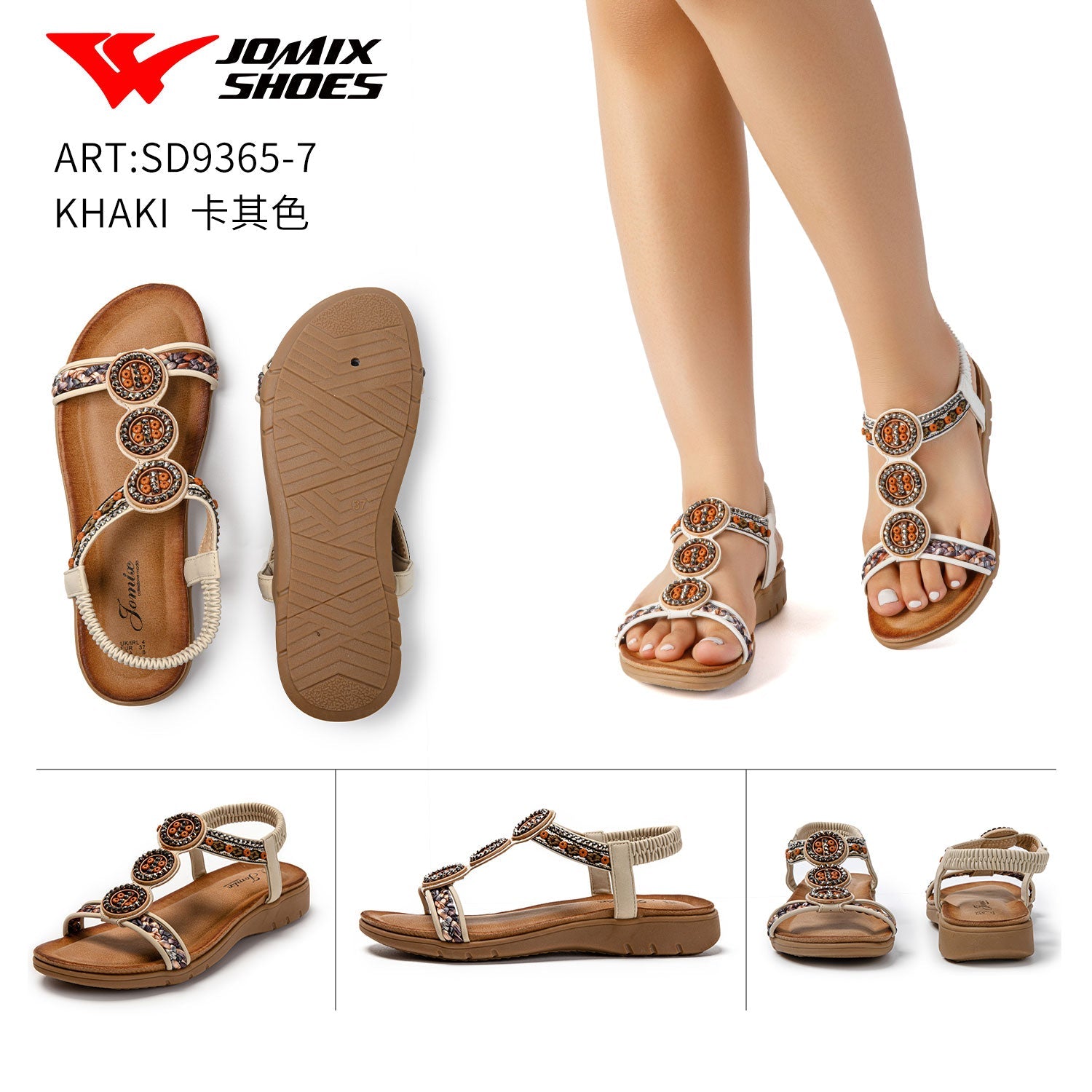 Sandali Da Donna Jomix Shoes SD9365 - 7 - Fornitura all'ingrosso di Sandali Donna da Jomix Shoes B2B