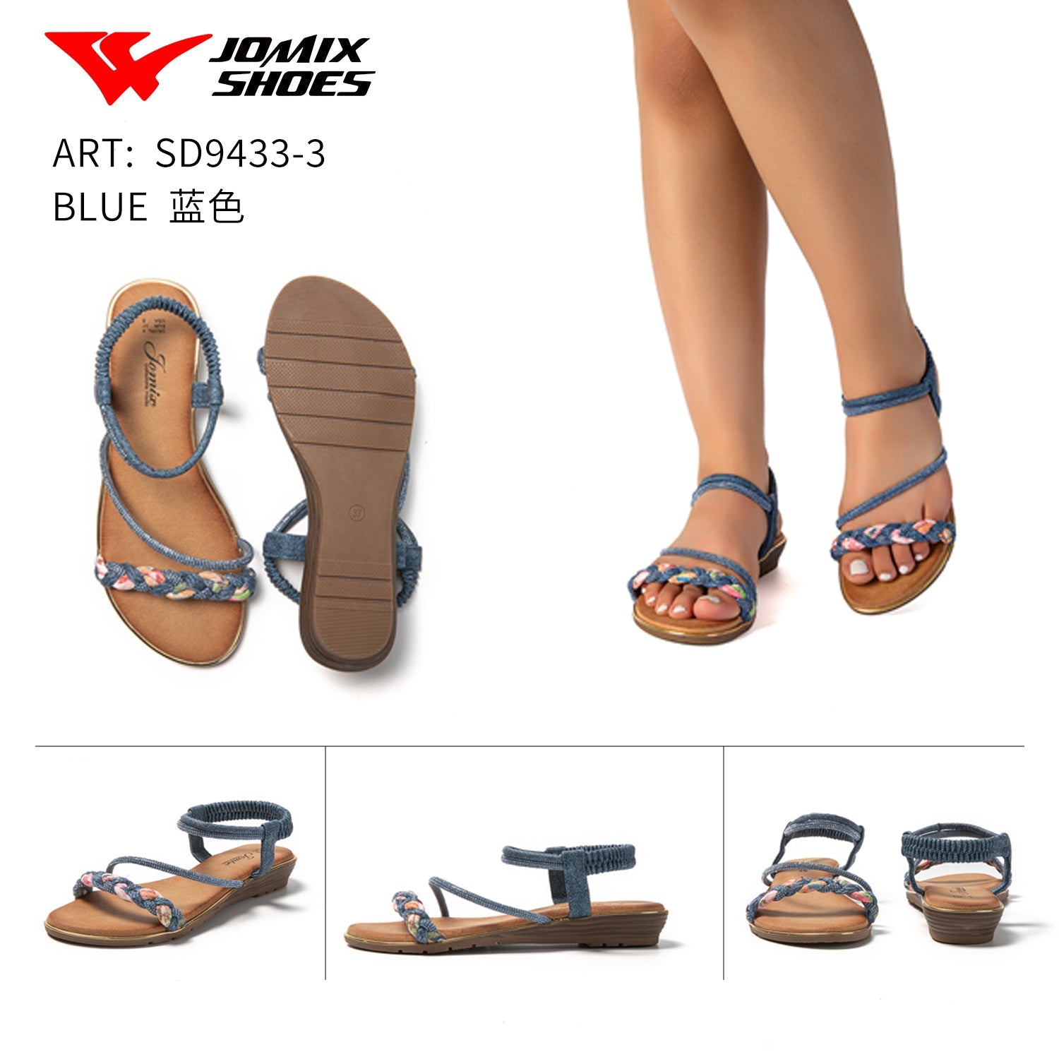 Sandali Da Donna Jomix Shoes SD9433 - 3 - Fornitura all'ingrosso di Sandali Donna da Jomix Shoes B2B