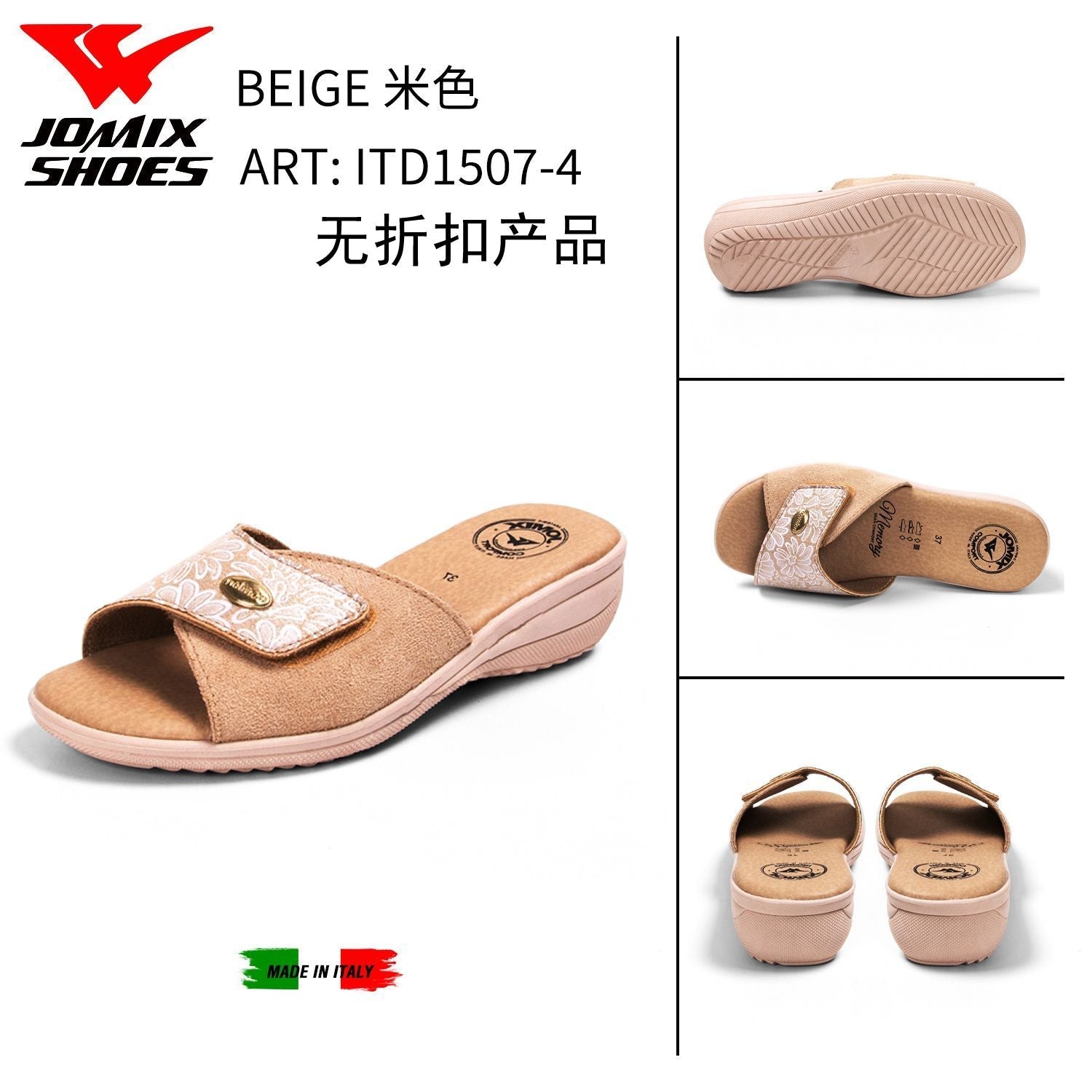 Sandali Da Donna Made In Italy Itd1507 - 4 - Fornitura all'ingrosso di Sandali Donna da Jomix Shoes B2B