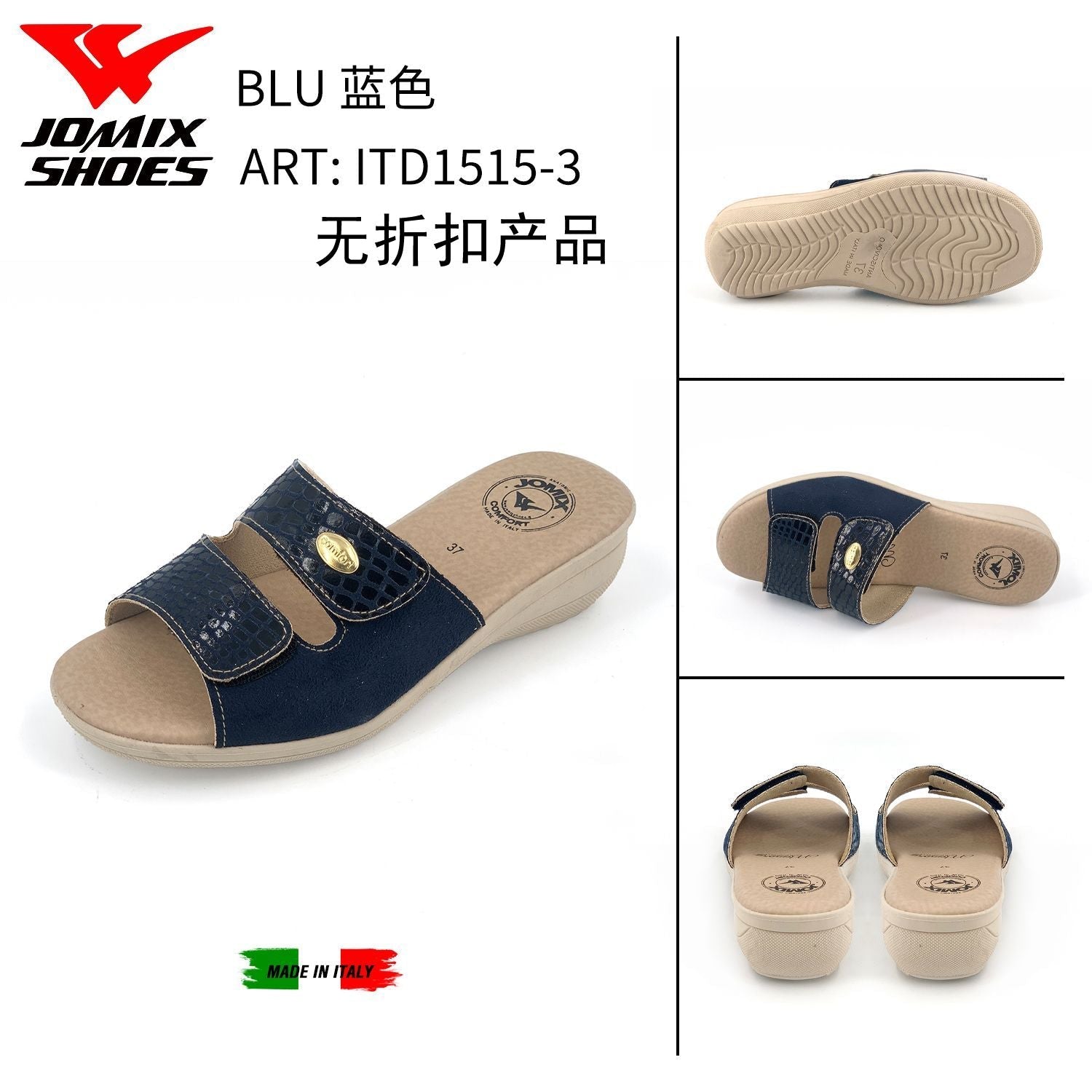 Sandali Da Donna Made In Italy Itd1515 - 3 - Fornitura all'ingrosso di Sandali Donna da Jomix Shoes B2B