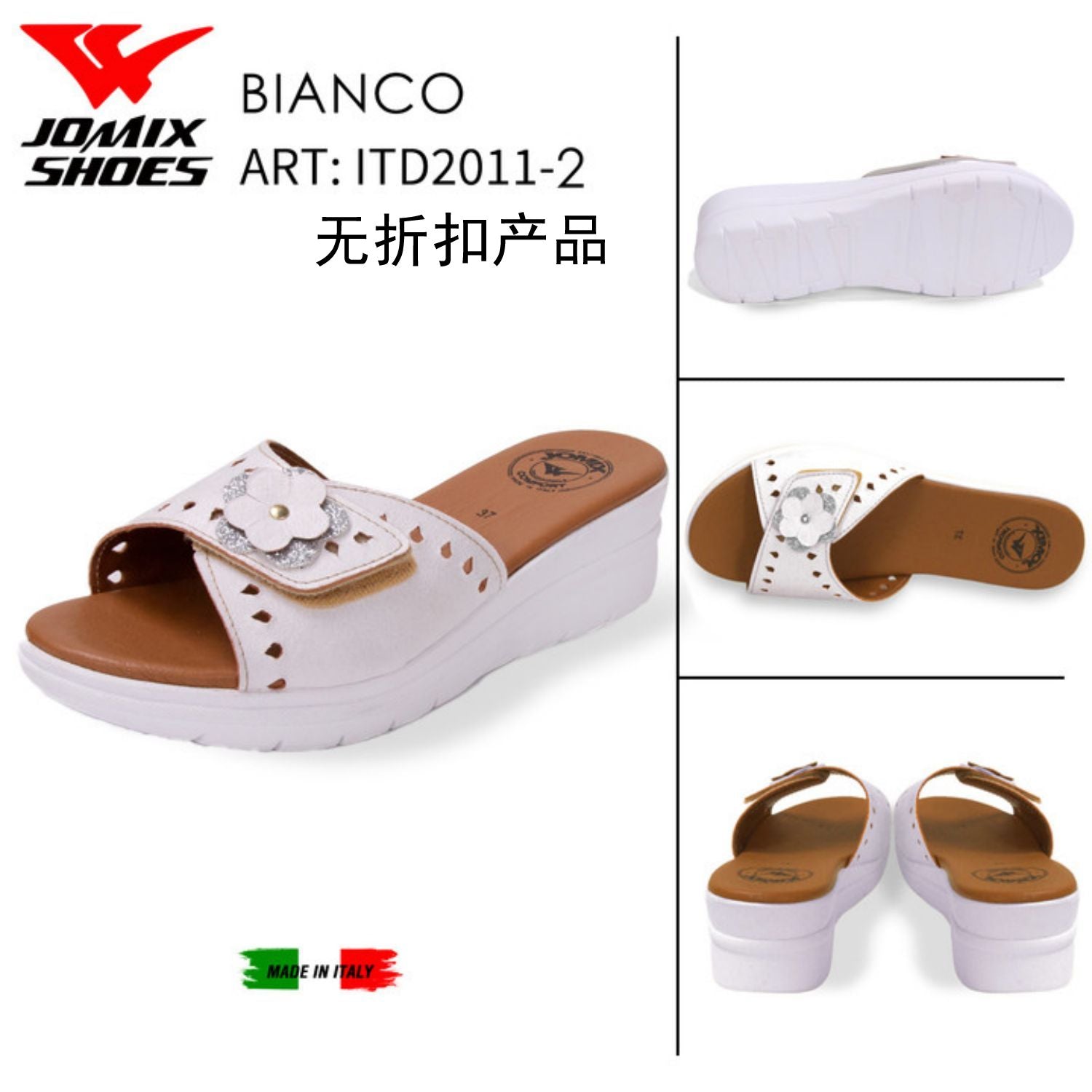 Sandali Da Donna Made In Italy ITD2011 - 2 - Fornitura all'ingrosso di Sandali Donna da Jomix Shoes B2B
