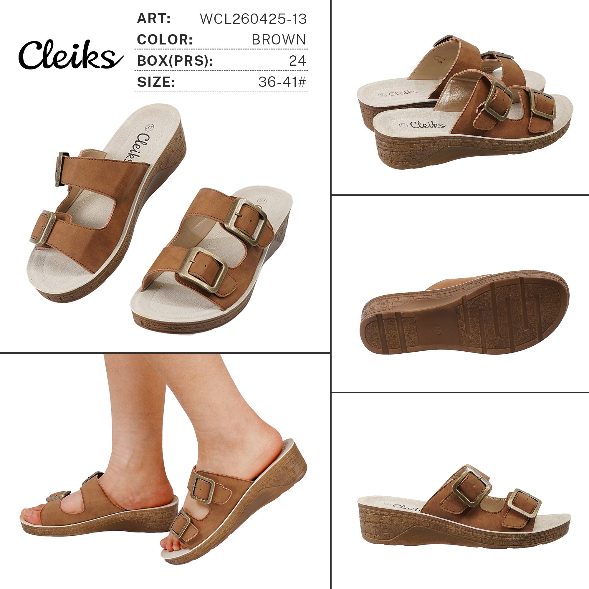 Sandali da Donna WCL260425 - 13 - Fornitura all'ingrosso di Sandali Donna da Jomix Shoes B2B