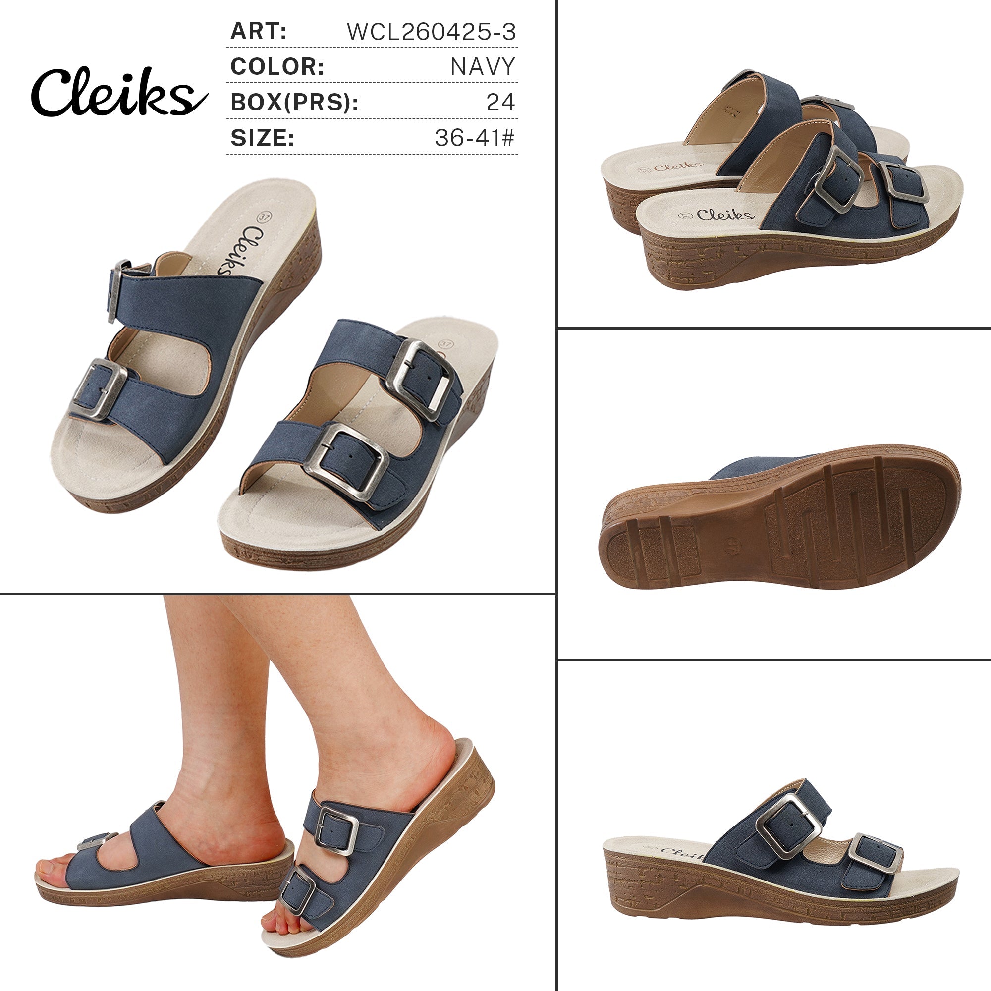 Sandali da Donna WCL260425 - 3 - Fornitura all'ingrosso di Sandali Donna da Jomix Shoes B2B