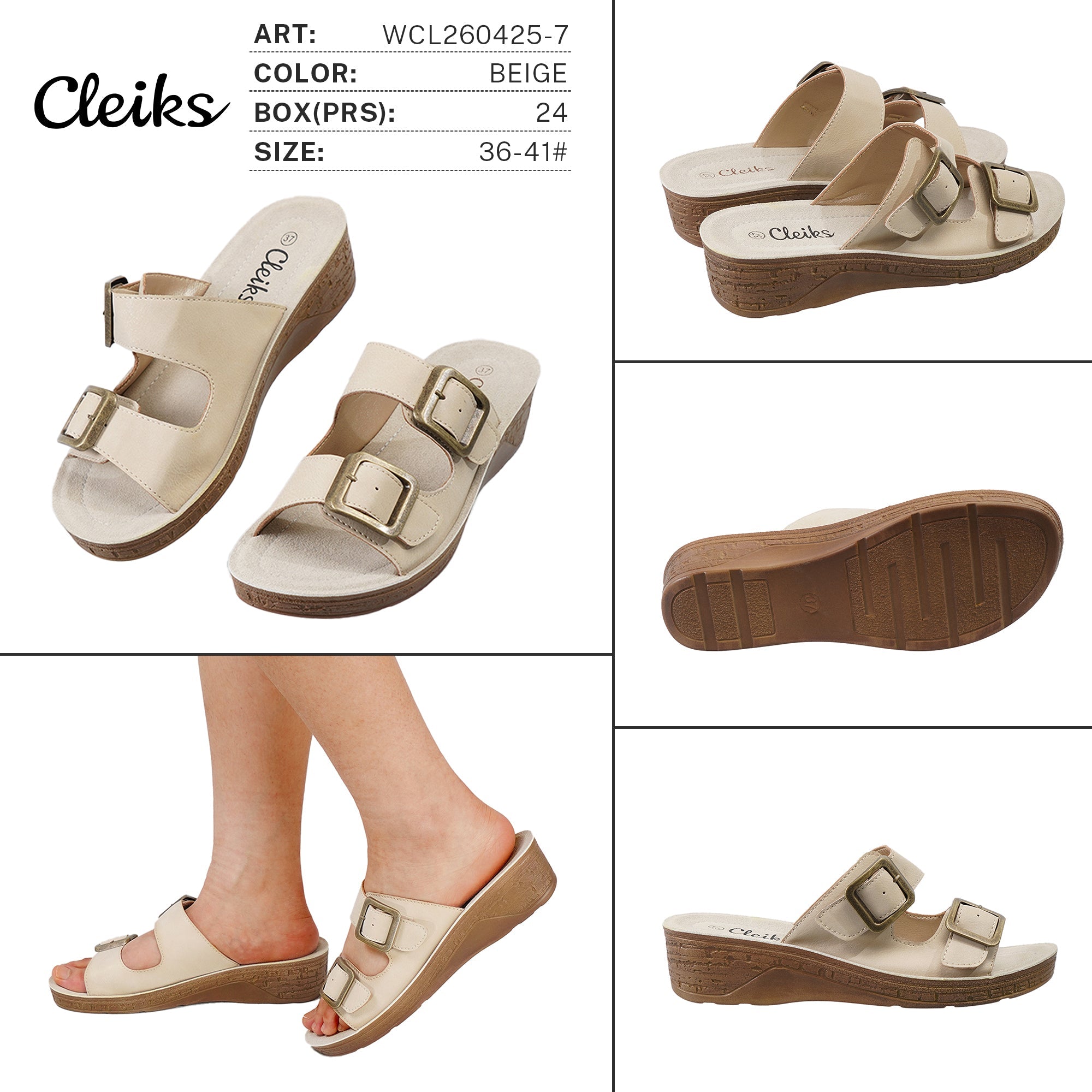 Sandali da Donna WCL260425 - 7 - Fornitura all'ingrosso di Sandali Donna da Jomix Shoes B2B