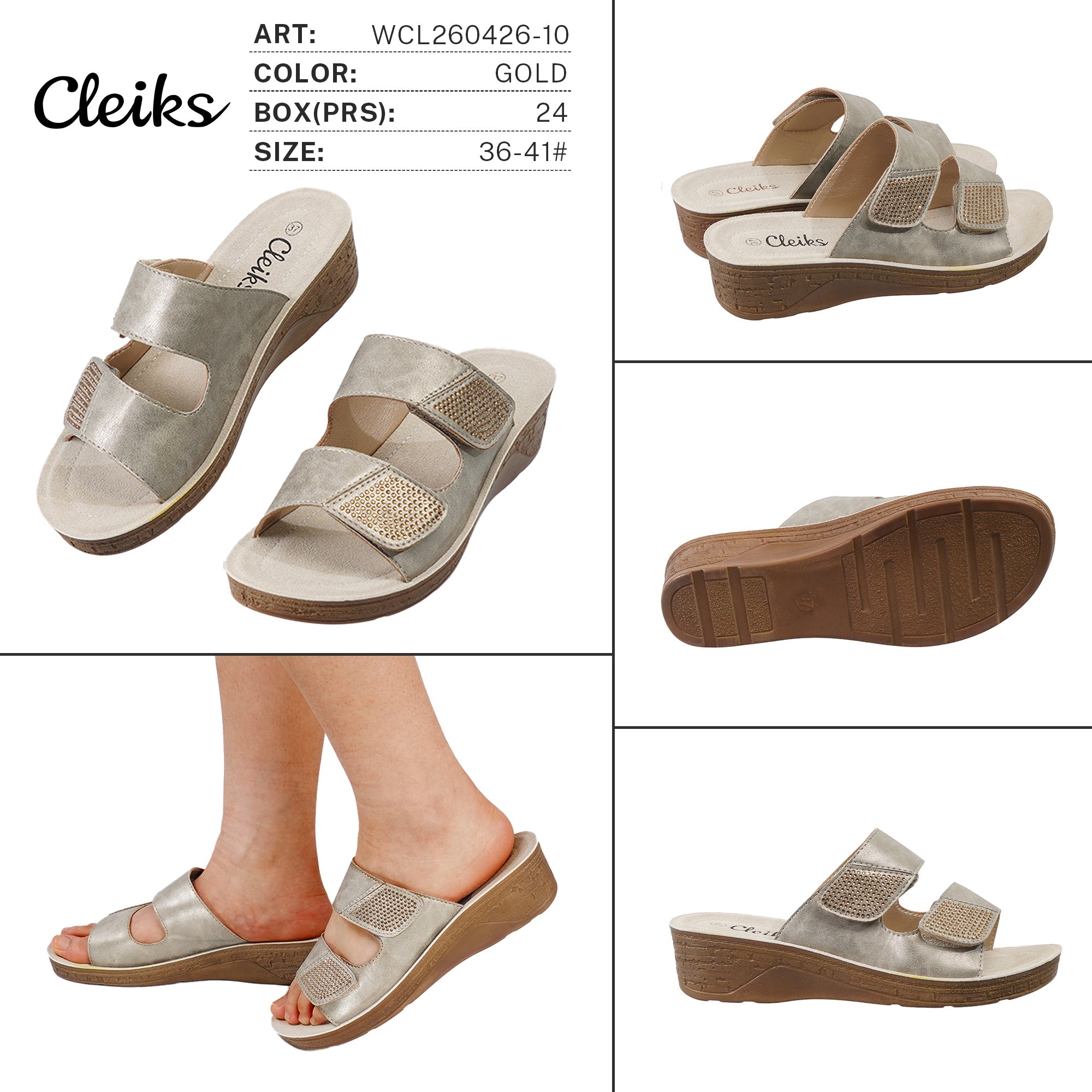 Sandali da Donna WCL260426 - 10 - Fornitura all'ingrosso di Sandali Donna da Jomix Shoes B2B