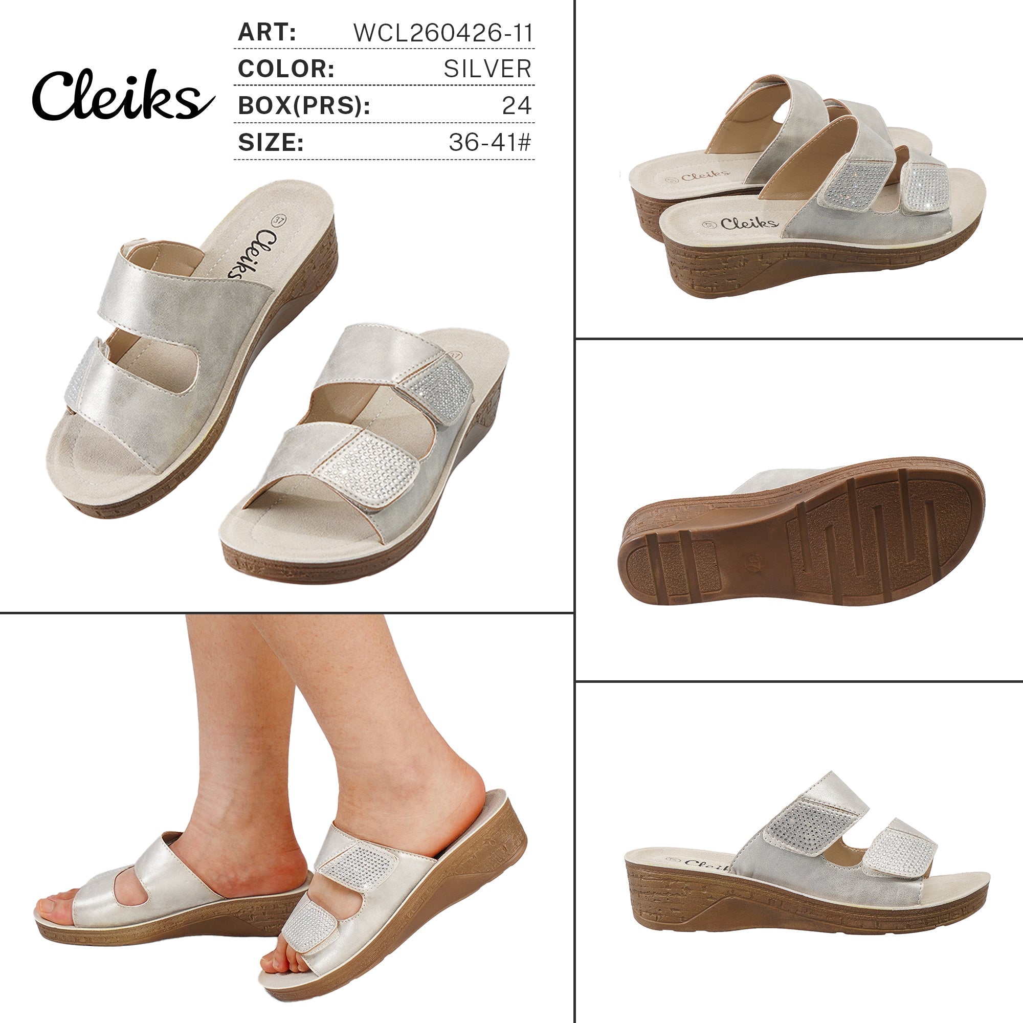 Sandali da Donna WCL260426 - 11 - Fornitura all'ingrosso di Sandali Donna da Jomix Shoes B2B