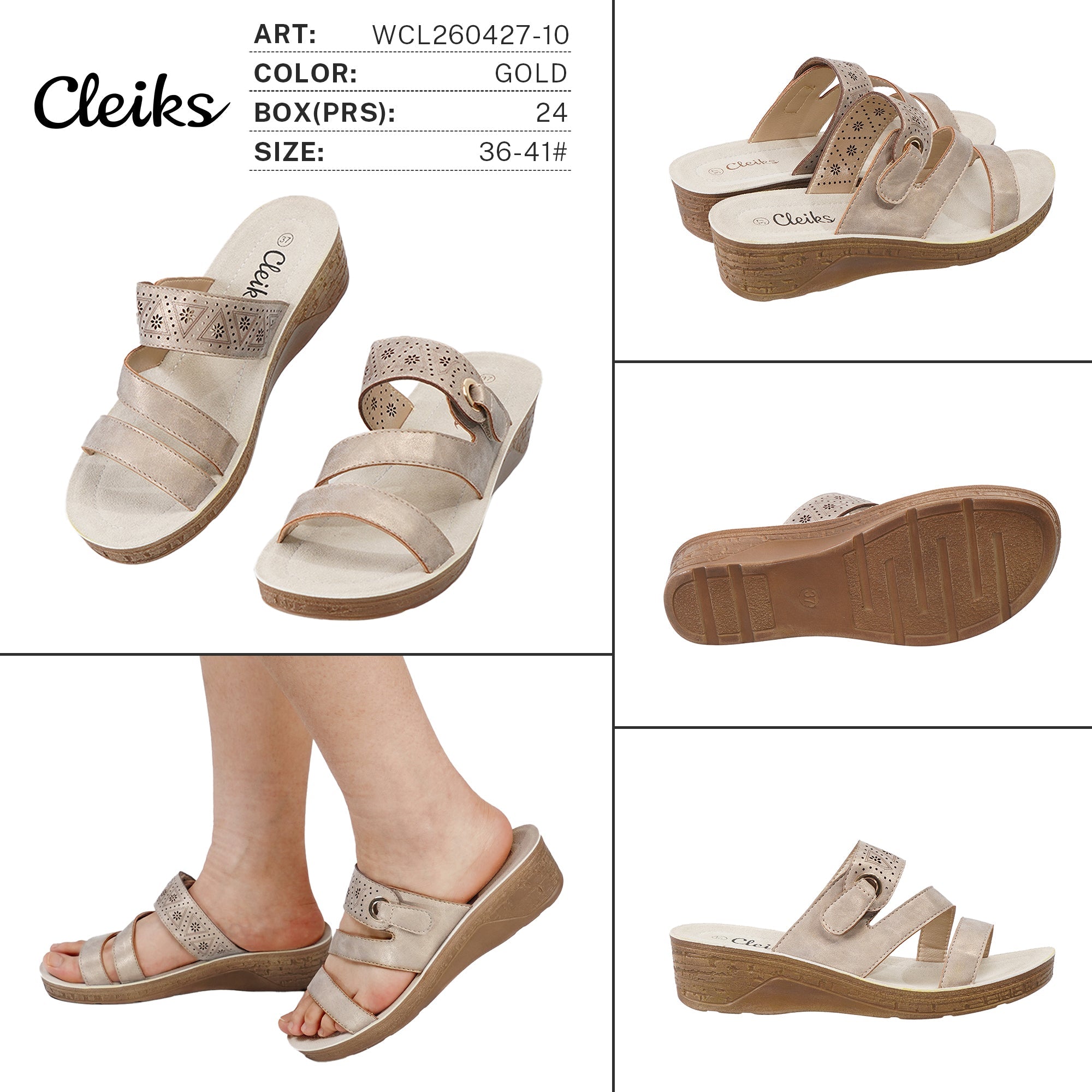 Sandali da Donna WCL260427-10 - Fornitura all'ingrosso di Sandali Donna da Jomix Shoes B2B