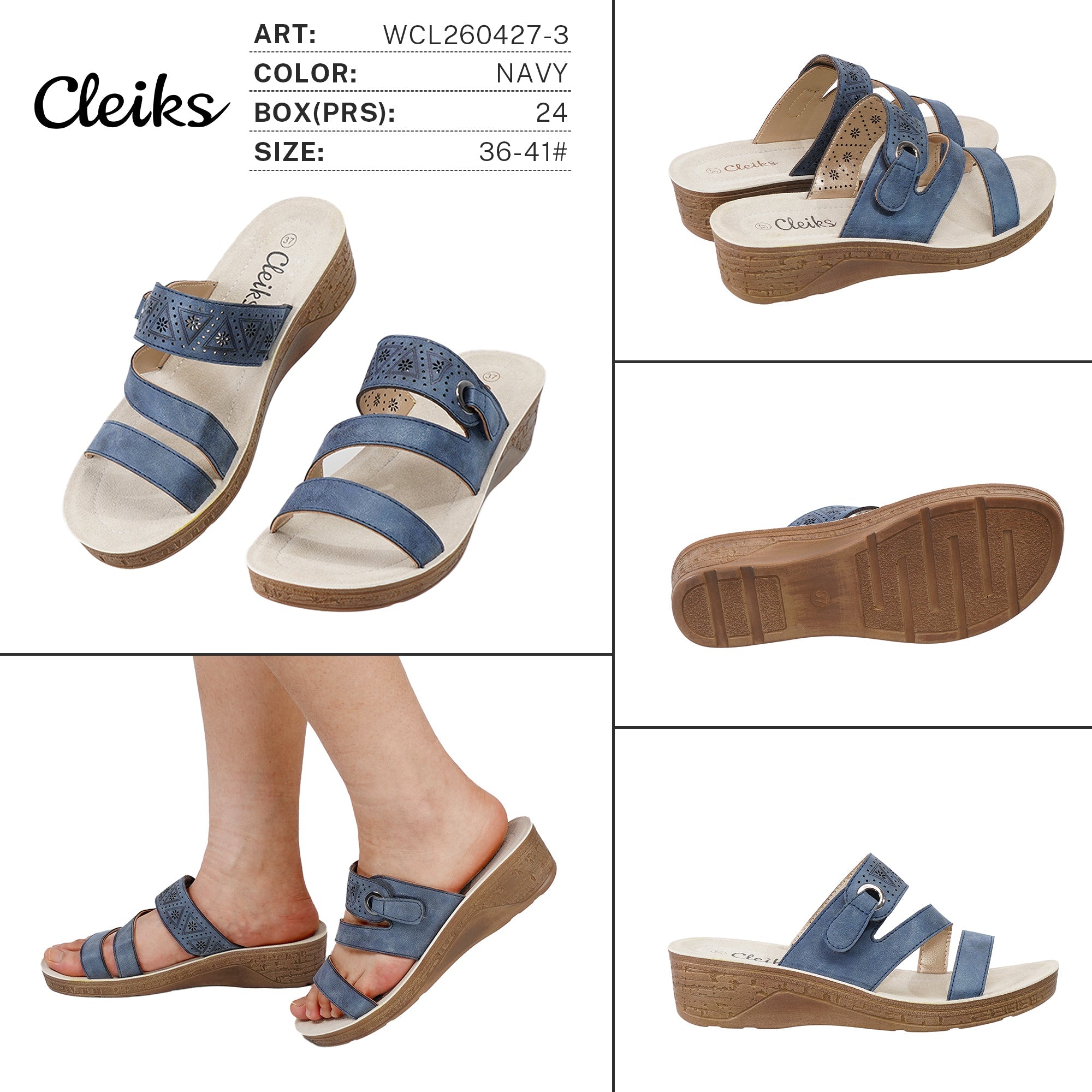 Sandali da Donna WCL260427-3 - Fornitura all'ingrosso di Sandali Donna da Jomix Shoes B2B