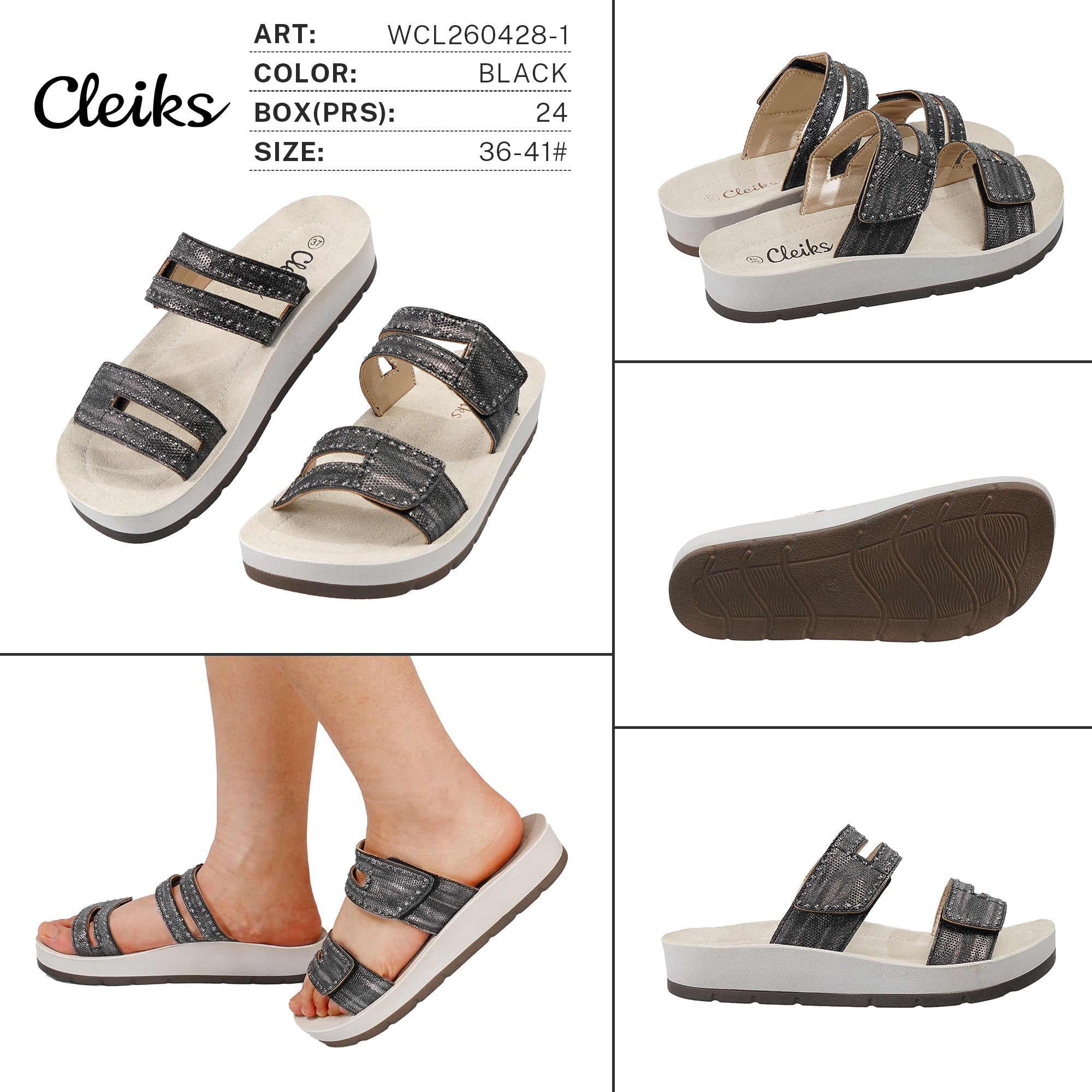 Sandali da Donna WCL260428 - 1 - Fornitura all'ingrosso di Sandali Donna da Jomix Shoes B2B