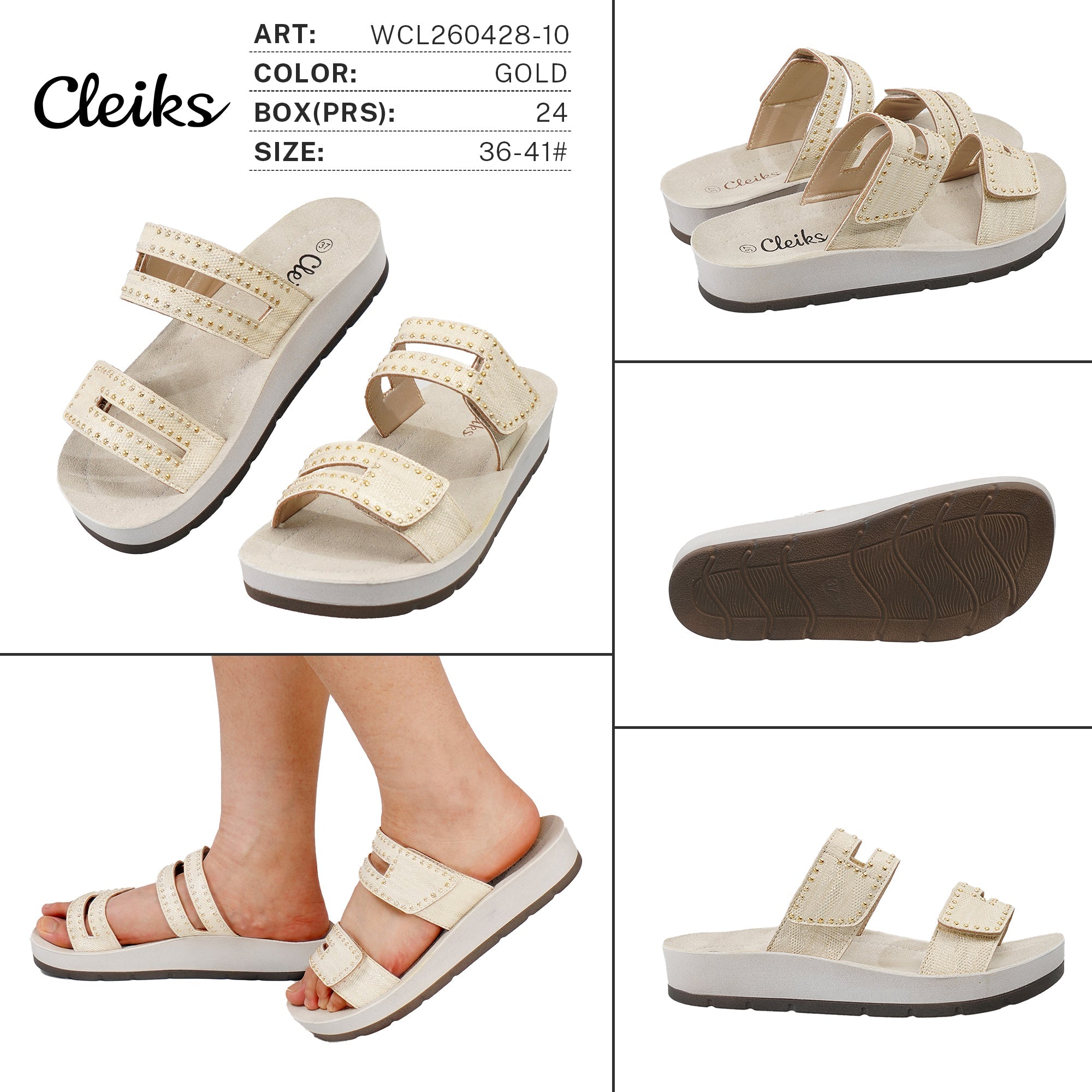 Sandali da Donna WCL260428 - 10 - Fornitura all'ingrosso di Sandali Donna da Jomix Shoes B2B