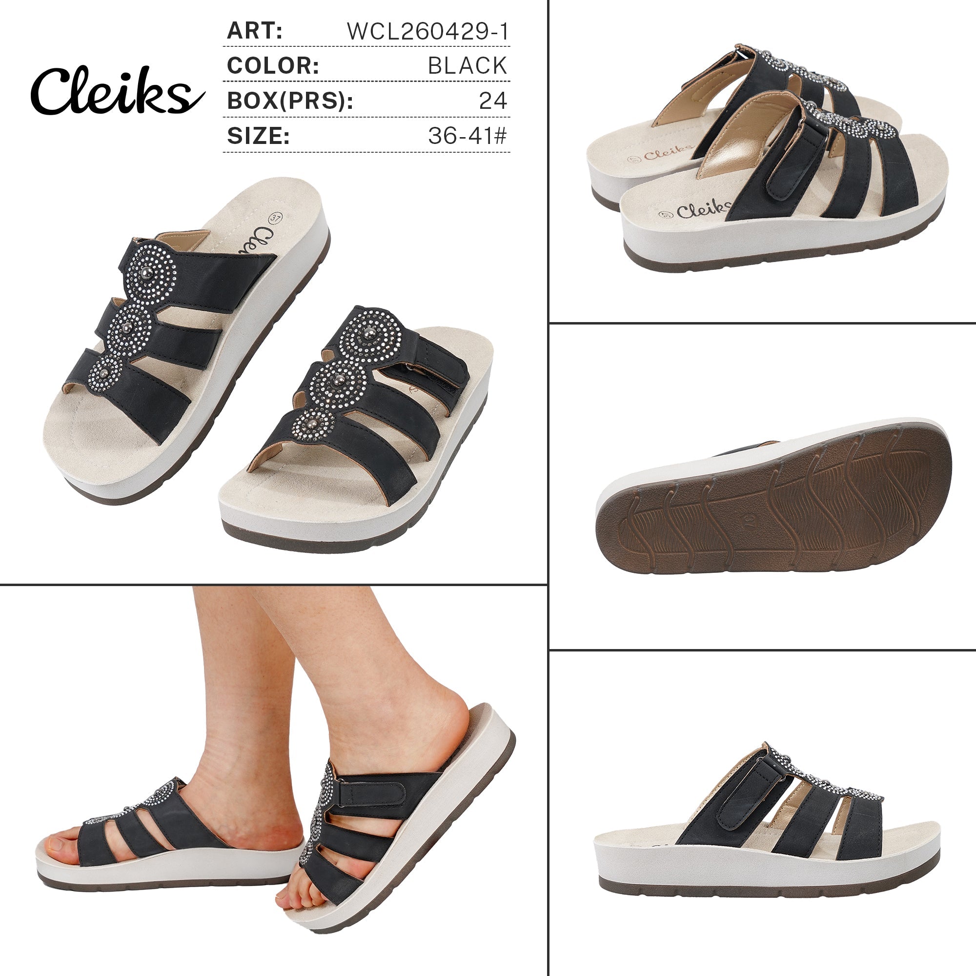 Sandali da Donna WCL260429 - 1 - Fornitura all'ingrosso di Sandali Donna da Jomix Shoes B2B