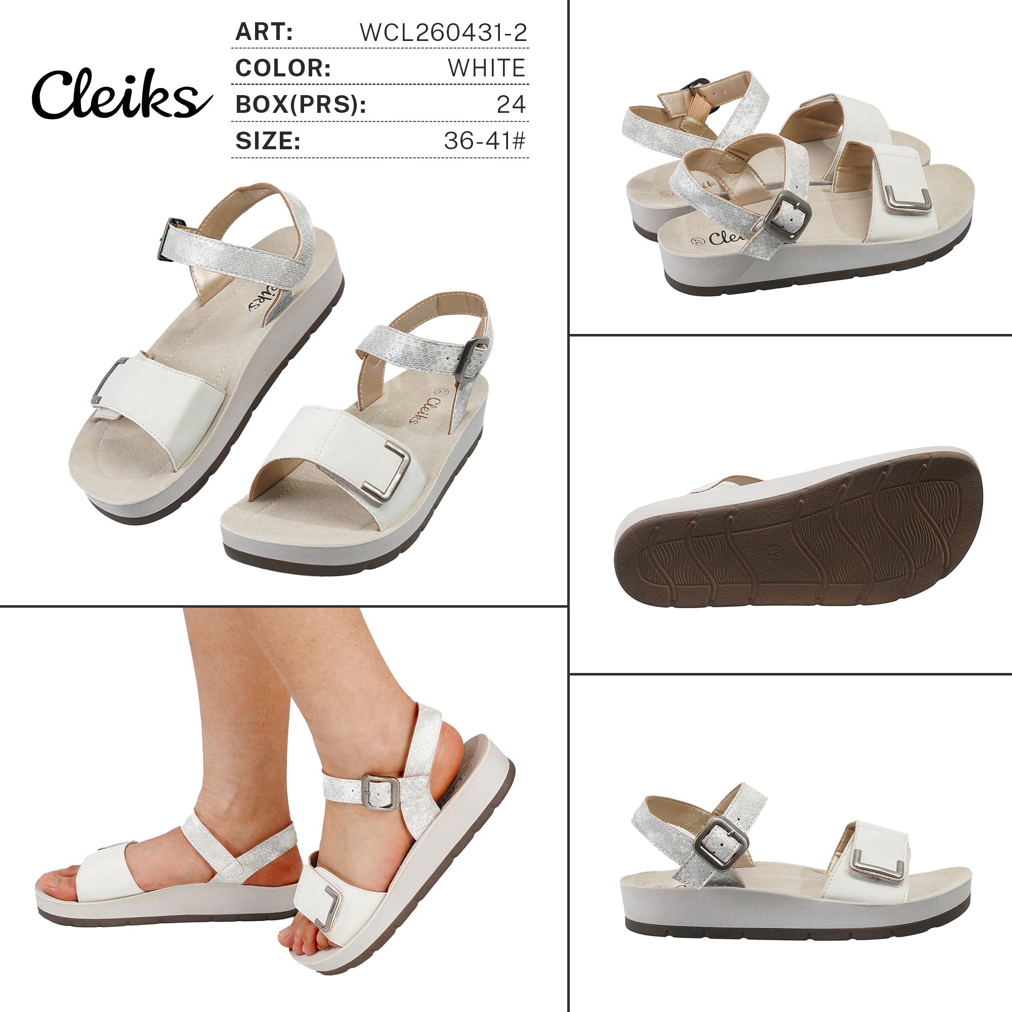 Sandali da Donna WCL260431-2 - Fornitura all'ingrosso di Sandali Donna da Jomix Shoes B2B