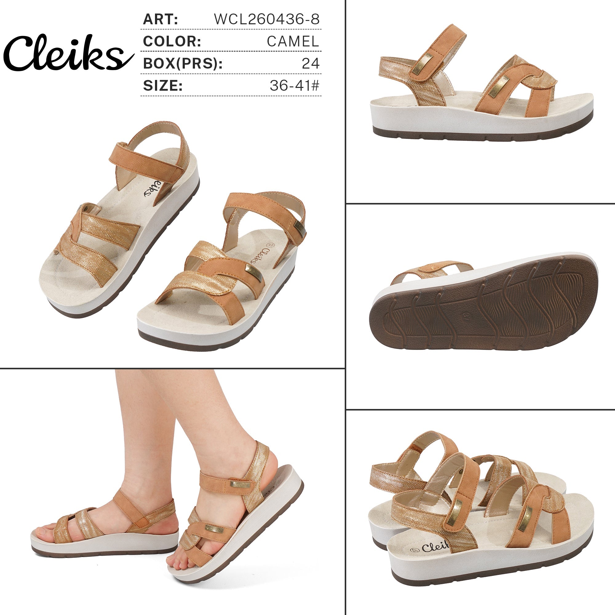 Sandali da Donna WCL260436-8 - Fornitura all'ingrosso di Sandali Donna da Jomix Shoes B2B