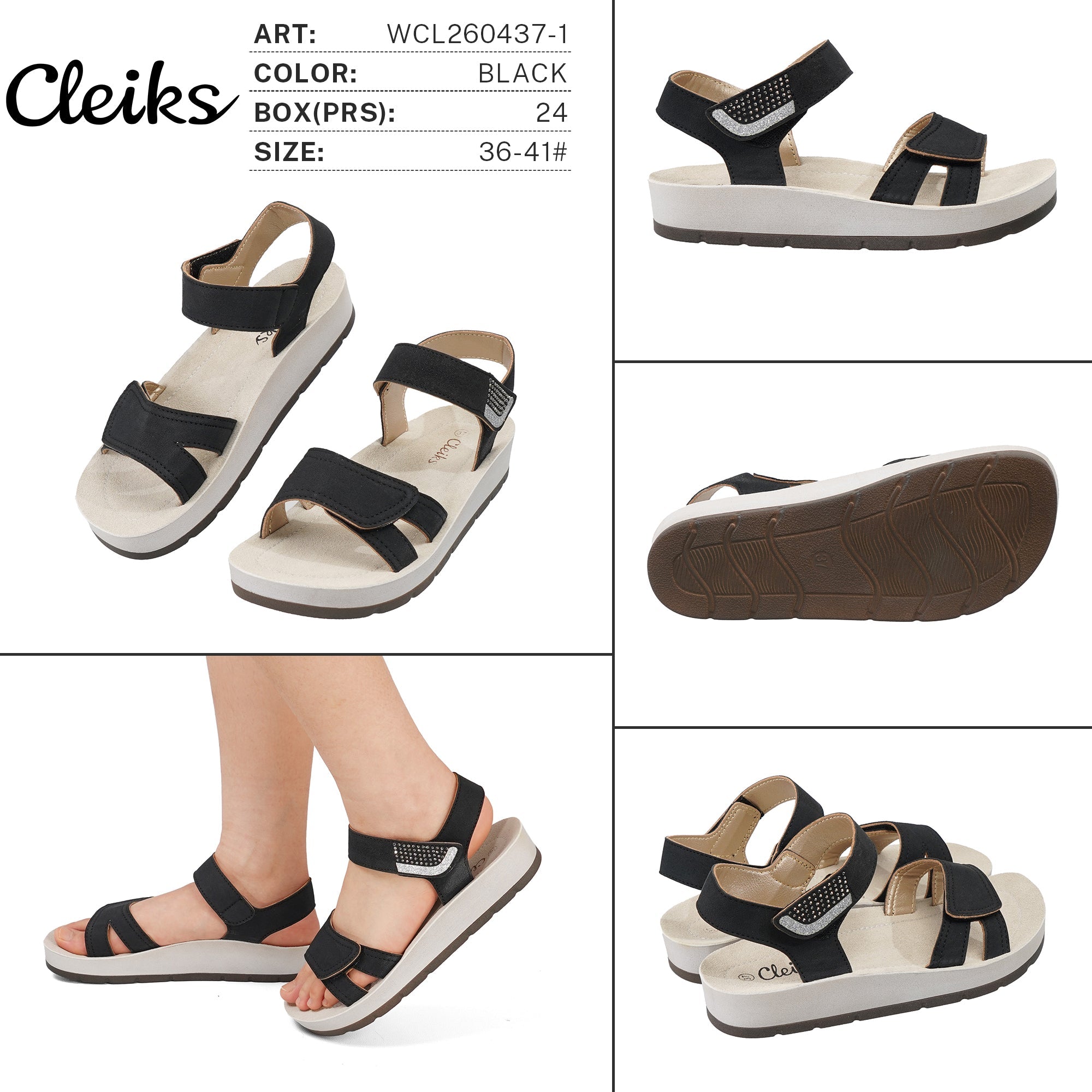 Sandali da Donna WCL260437 - 1 - Fornitura all'ingrosso di Sandali Donna da Jomix Shoes B2B