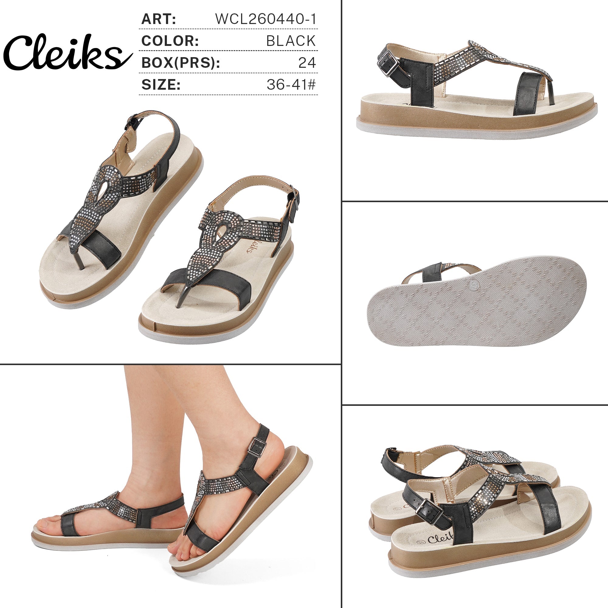 Sandali da Donna WCL260440 - 1 - Fornitura all'ingrosso di Sandali Donna da Jomix Shoes B2B